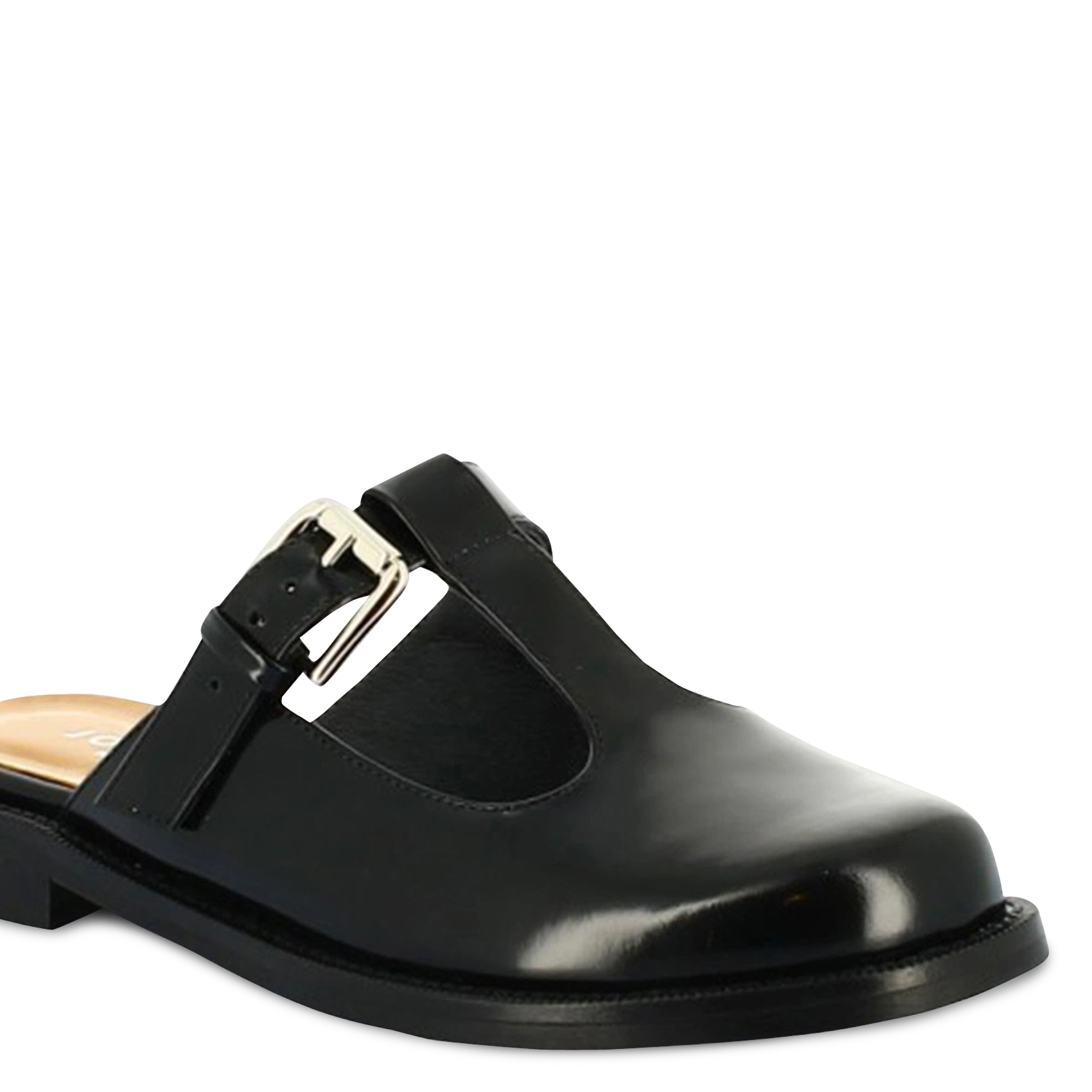 Mules en cuir darelle JONAK Noir