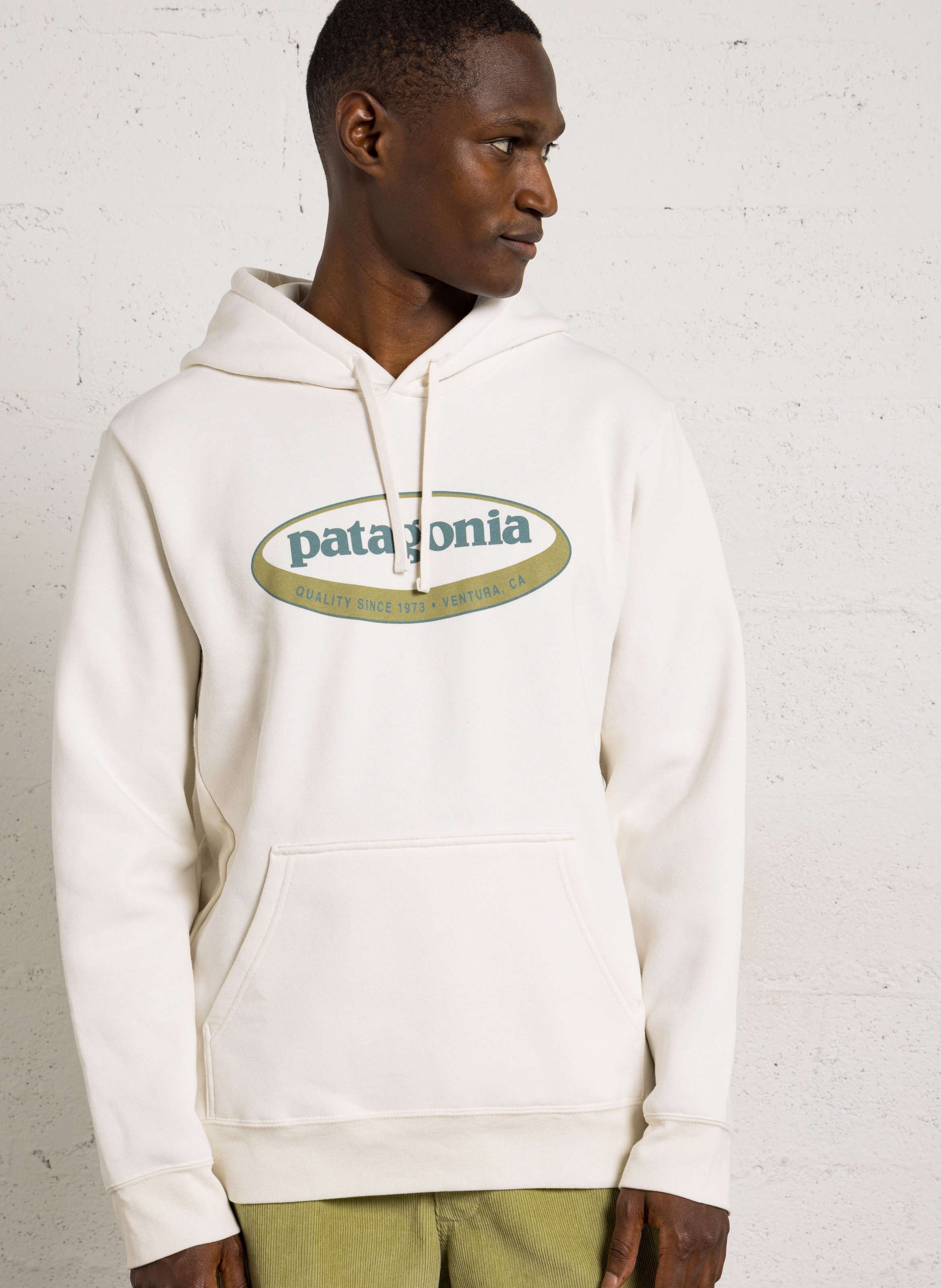 Sweat à capuche PATAGONIA Blanc