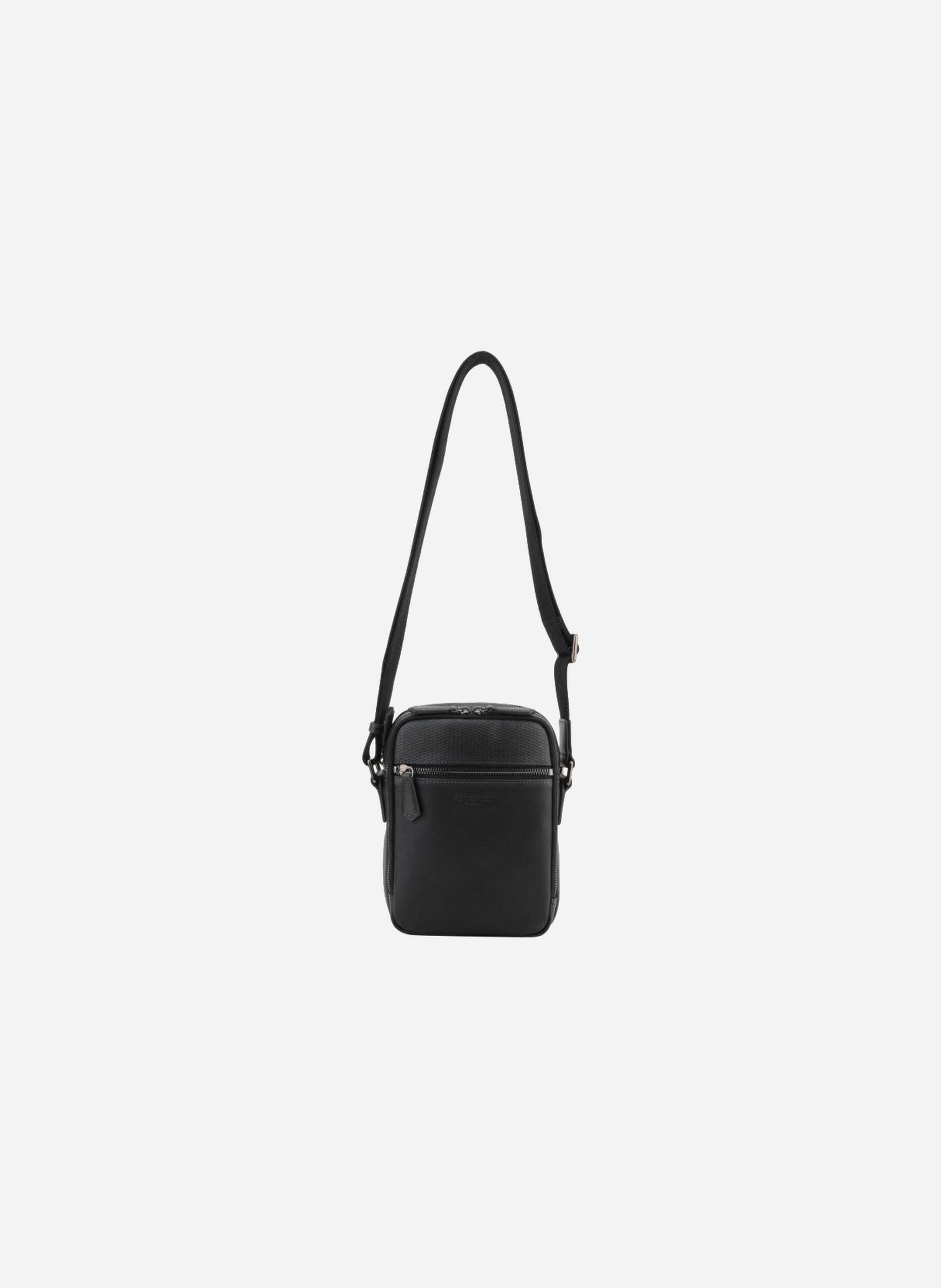 Raphael | sac porté travers en cuir de vachette POURCHET Noir