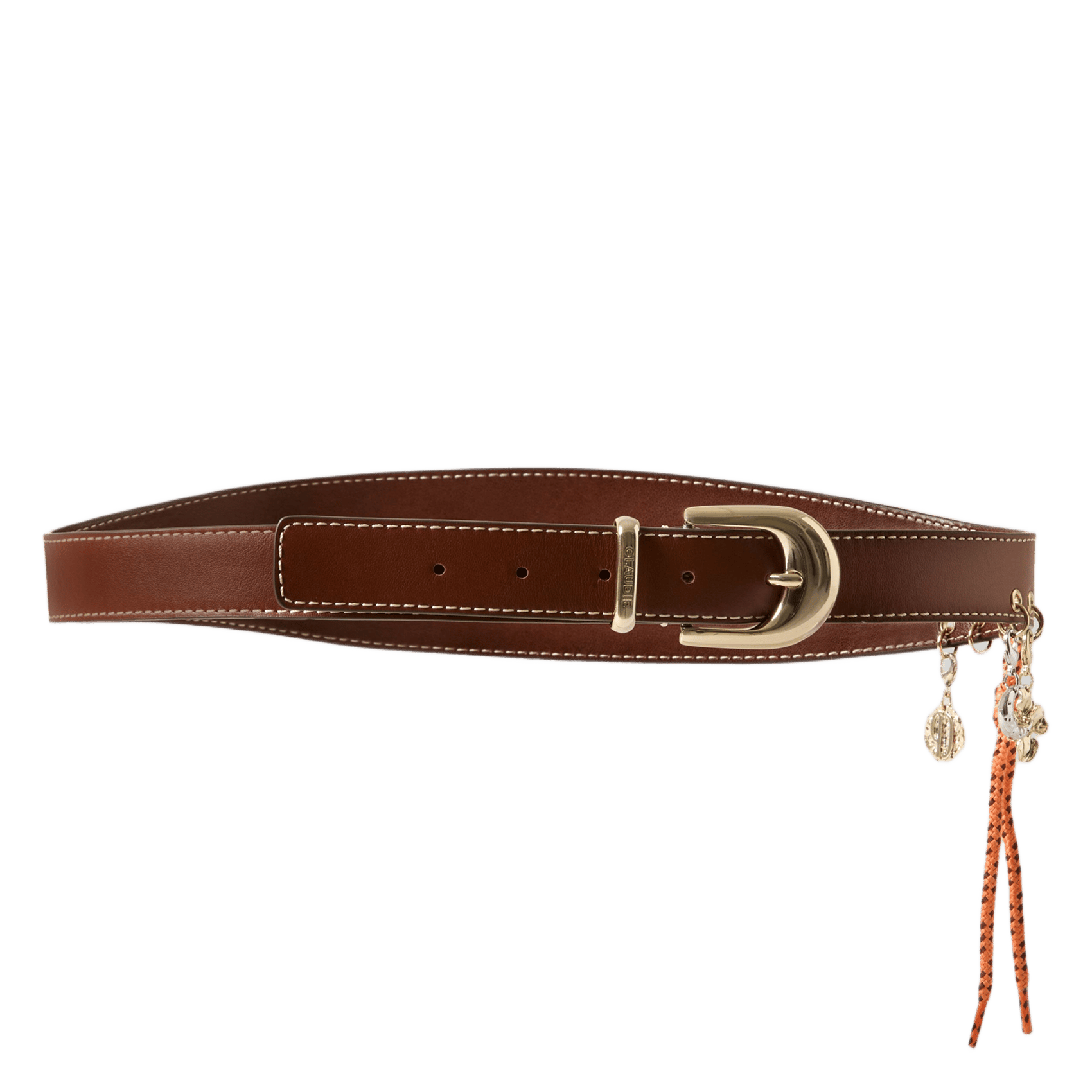 Ceinture en cuir CLAUDIE PIERLOT Beige
