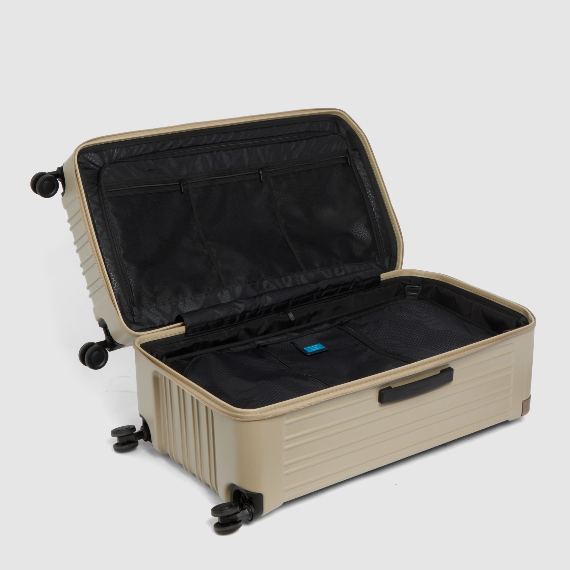 Ruimbagage met 4 wielen in trunk-formaat PIQUADRO Beige