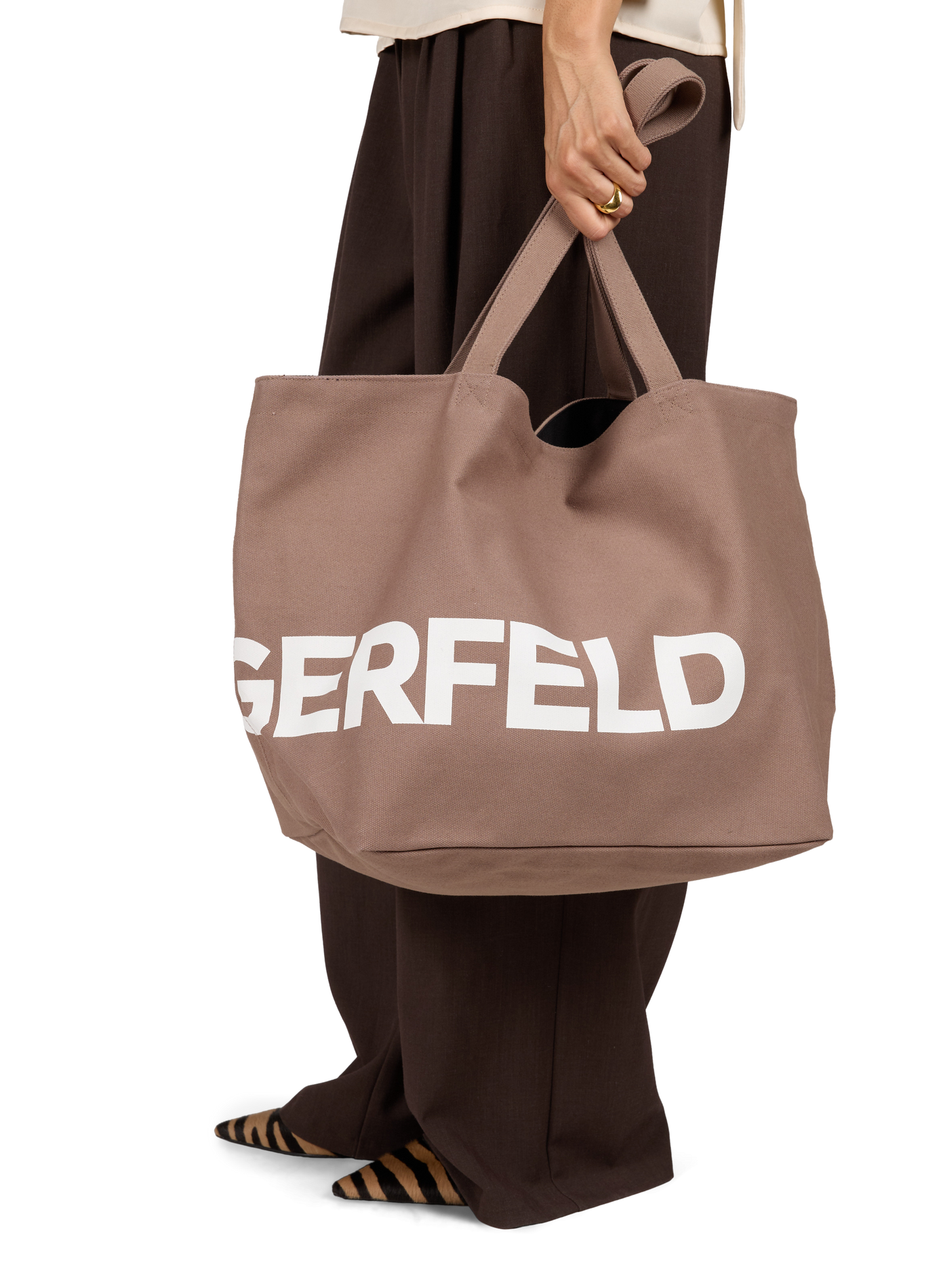 Tote bag KARL LAGERFELD Grey