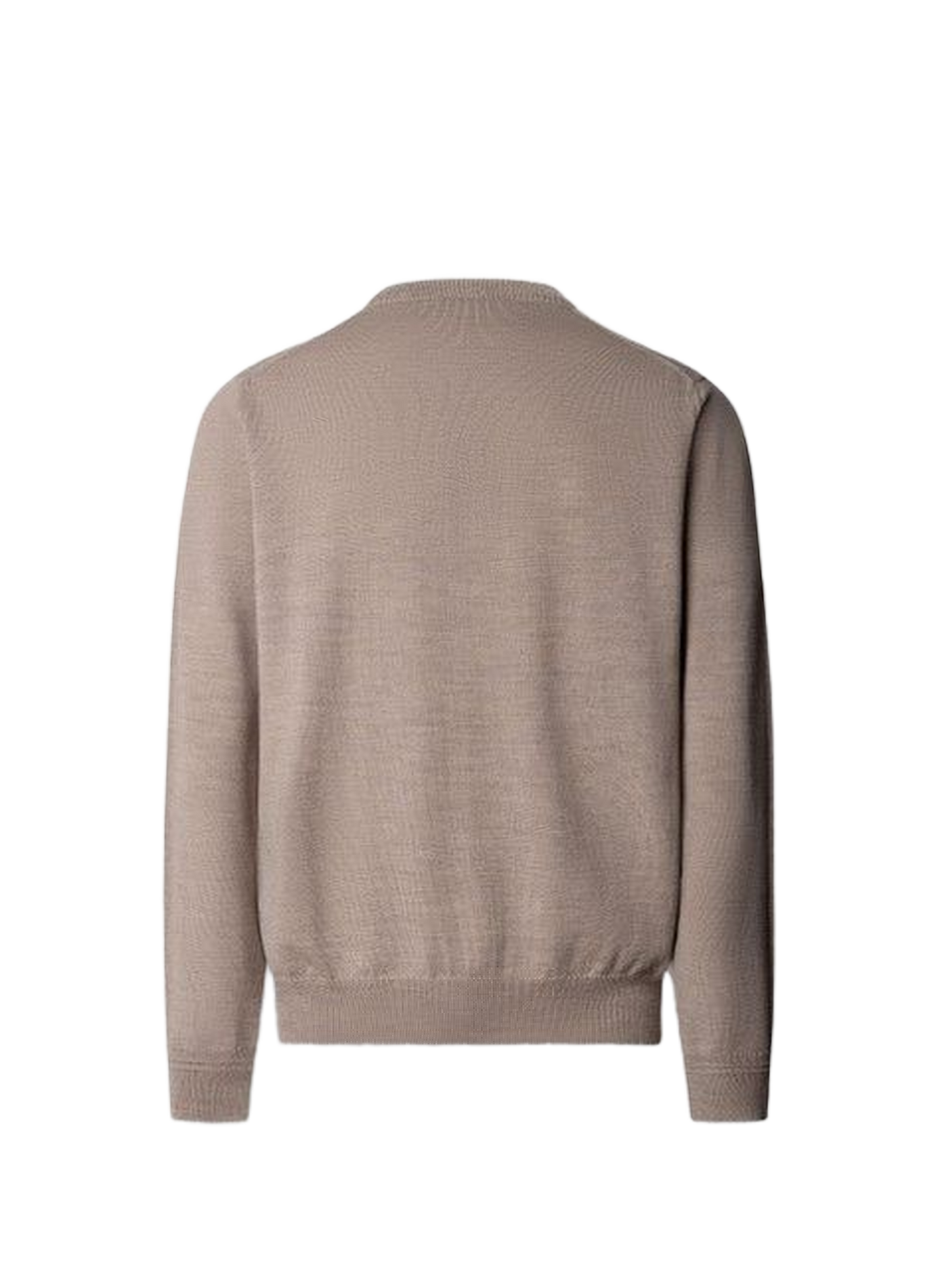 Maglione collo a V in lana FACONNABLE Beige