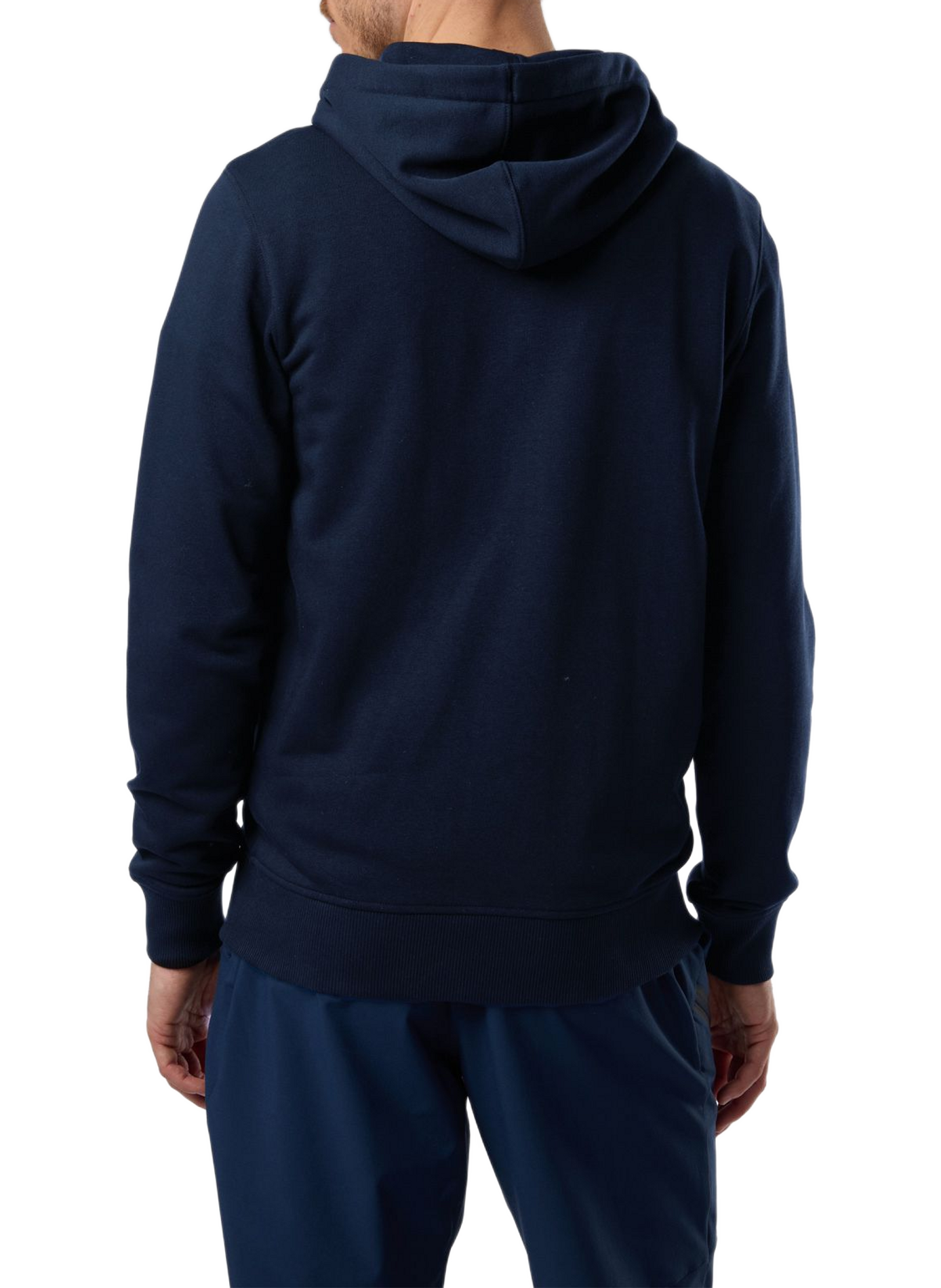 Cotton blend zipped hoodie ROSSIGNOL Blue