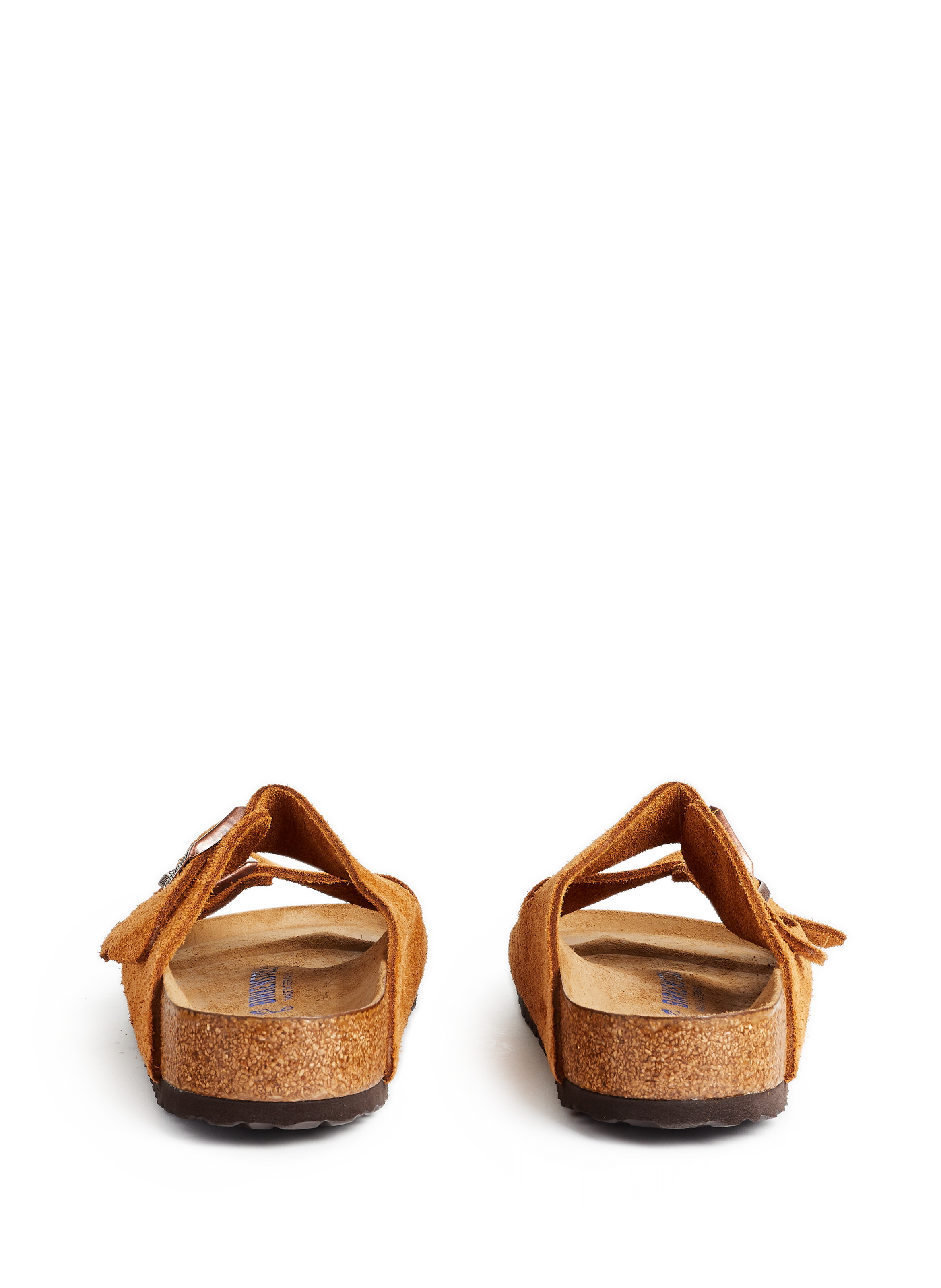 Arizona sandals in inverted leather BIRKENSTOCK Brown