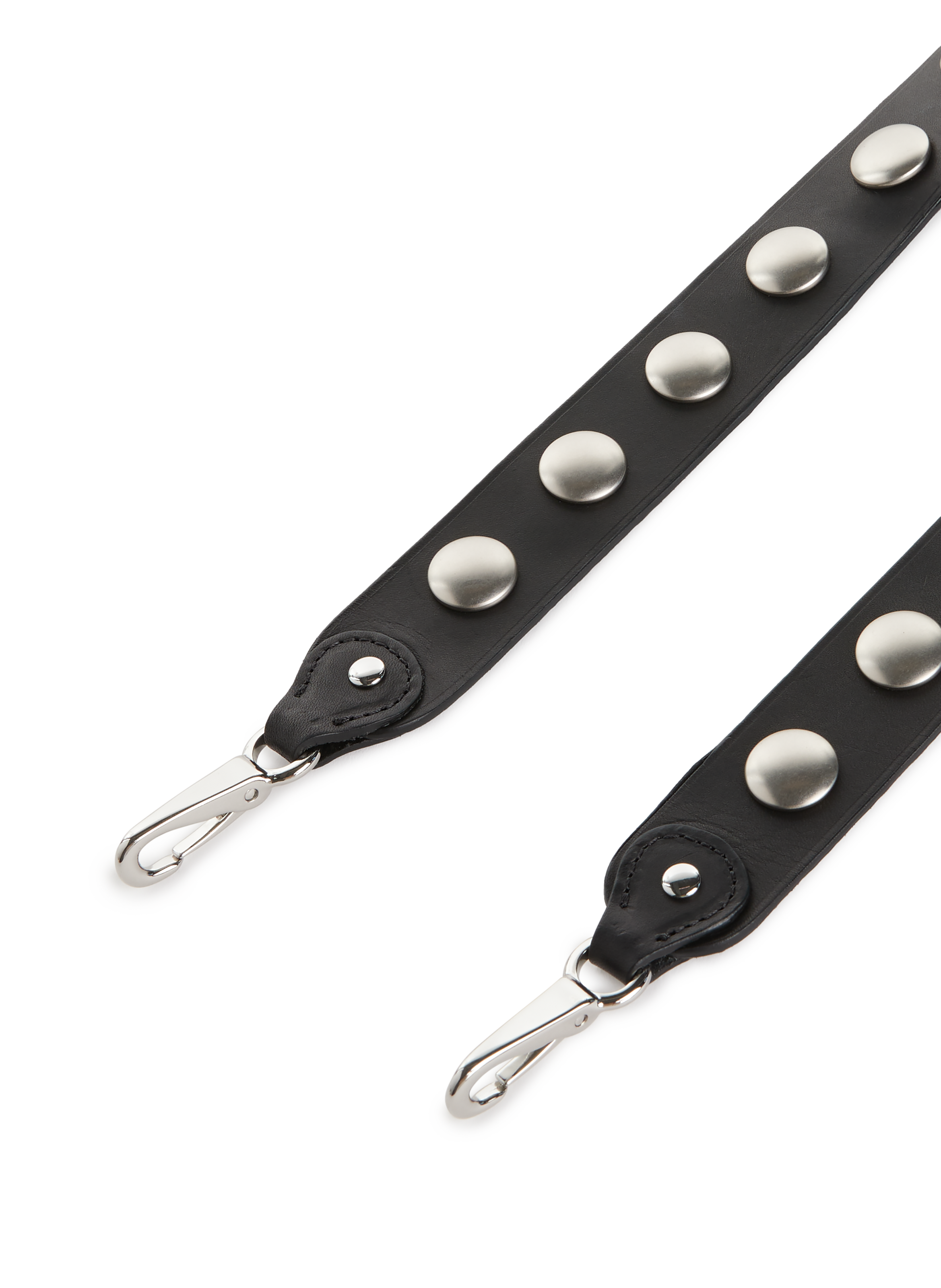 Anse cloutée en cuir