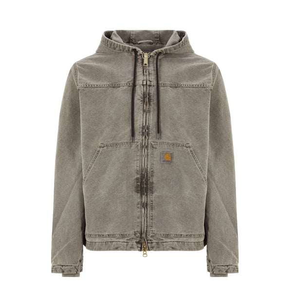 Veste en jean à capuche