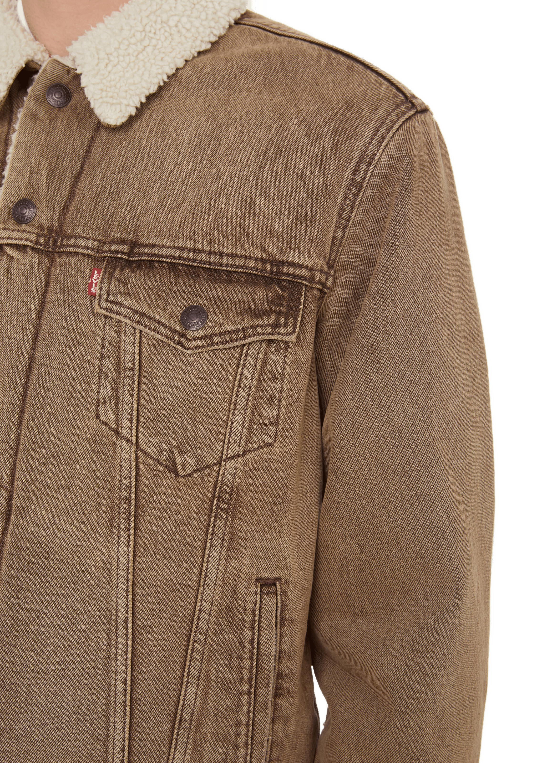 Gefütterte Jeansjacke LEVI'S Beige