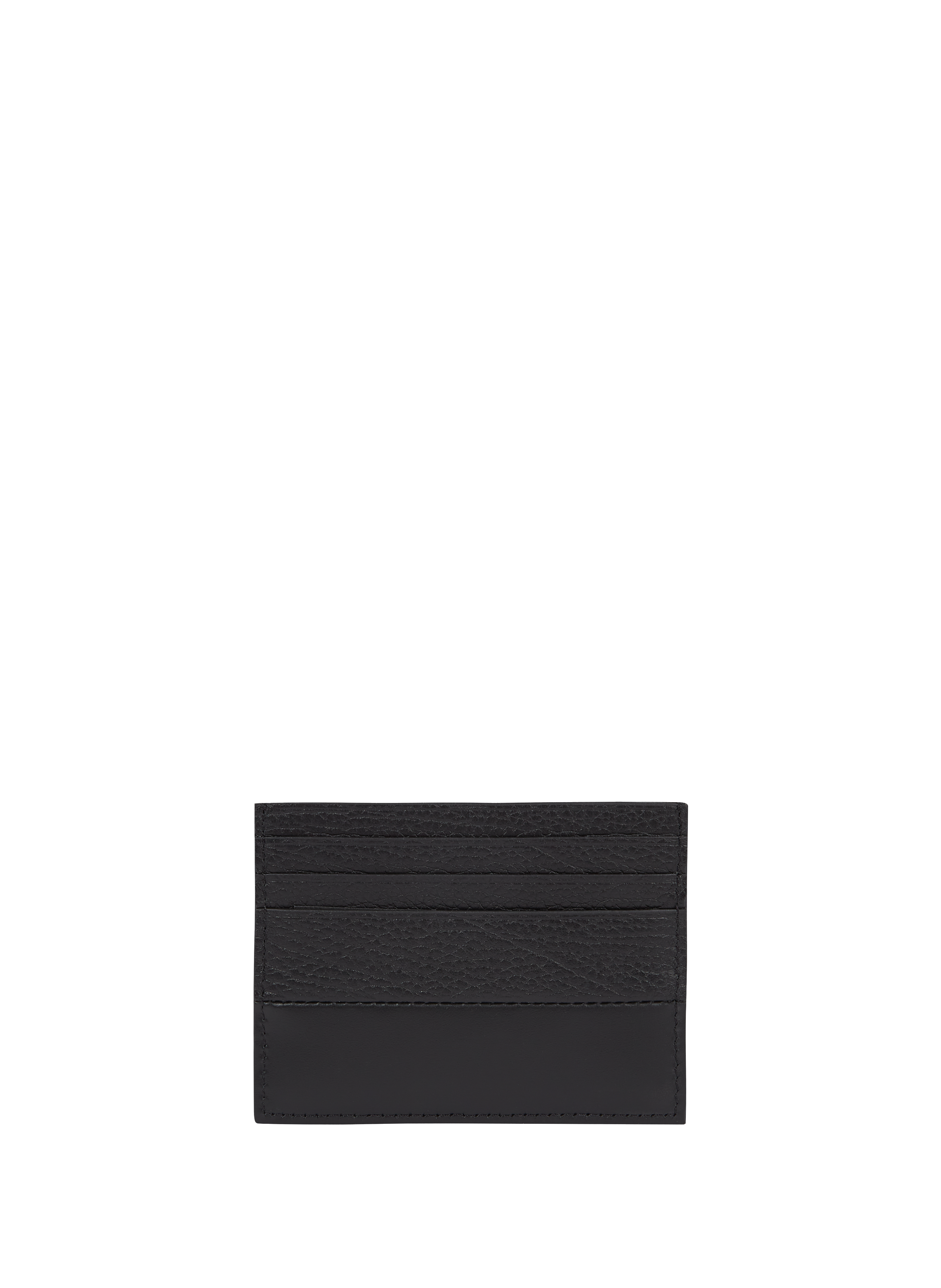 Porte-cartes en cuir CALVIN KLEIN Noir