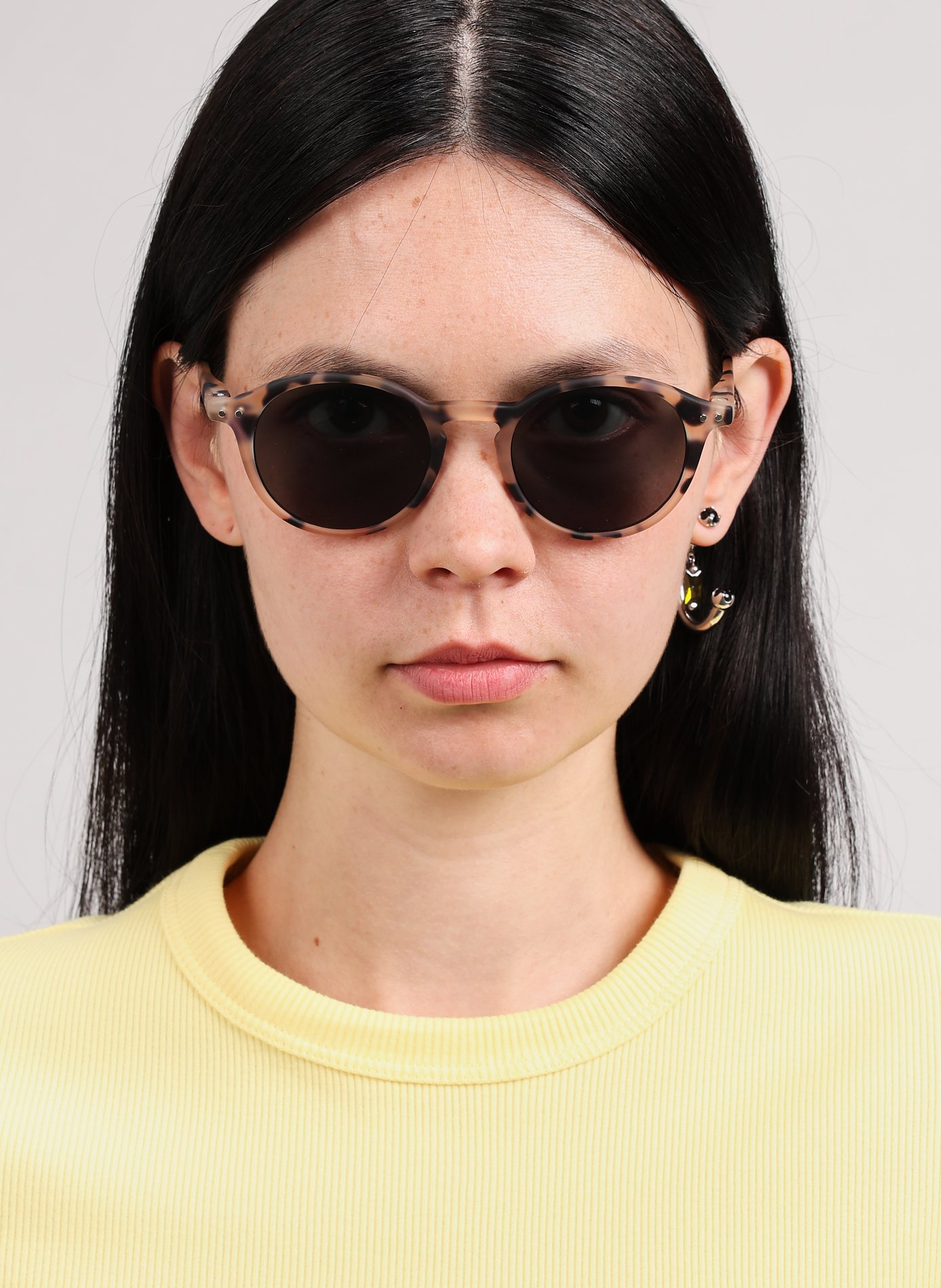 Lunettes de soleil rondes IZIPIZI Marron