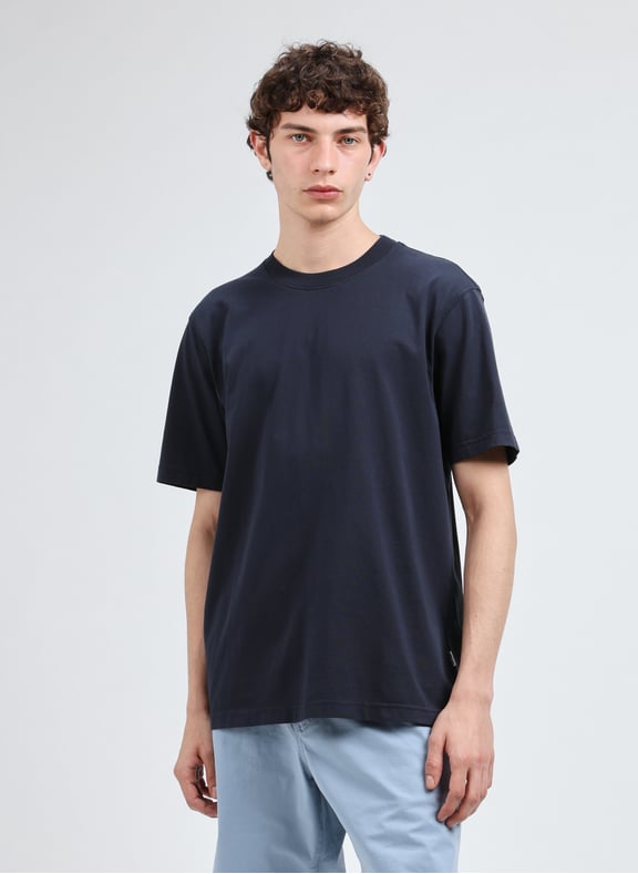 Straight-fit cotton T-shirt Blue by NN.07 NN.07 Straight-fit cotton T-shirt Blue