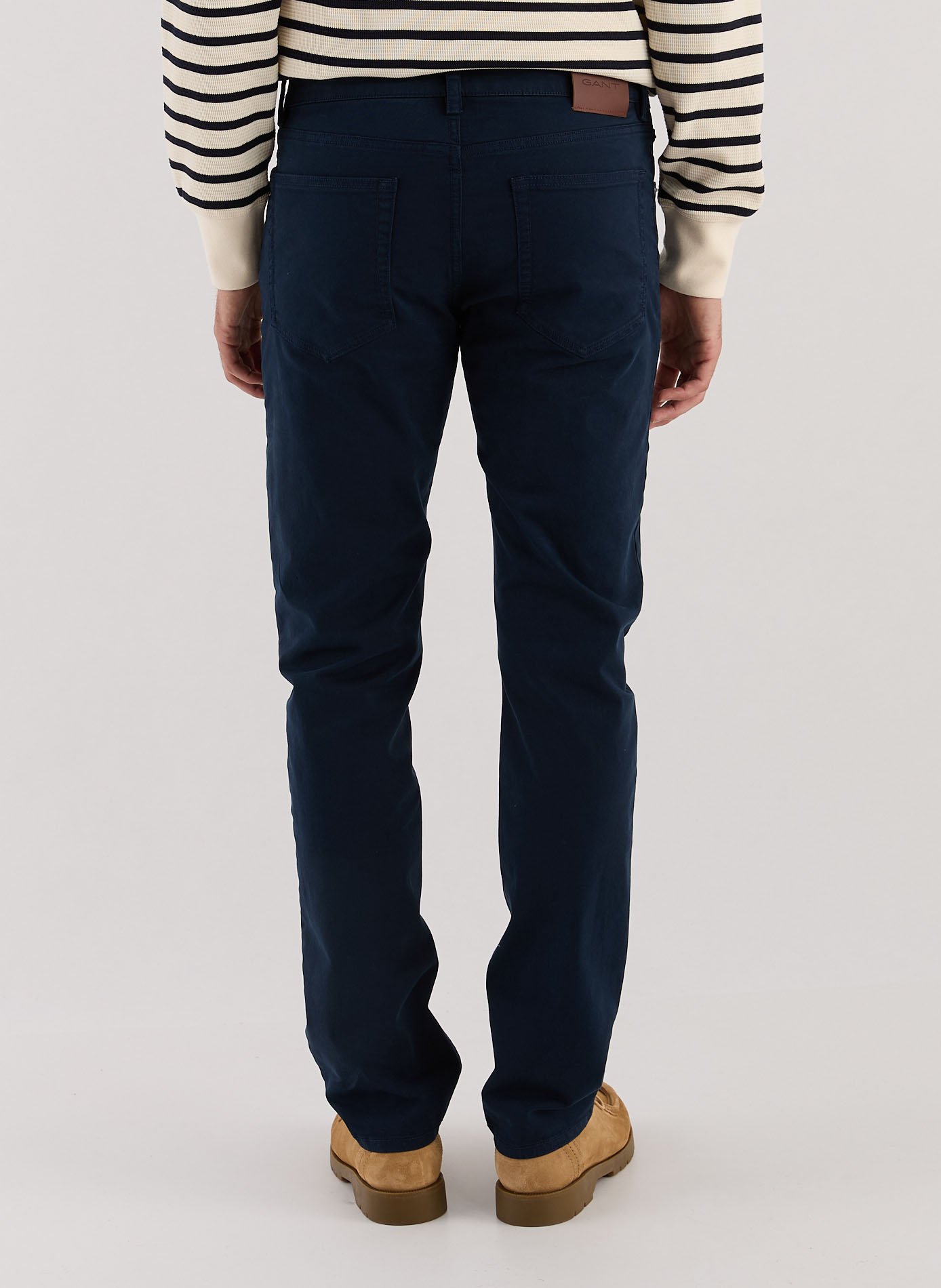 Plain trousers GANT Blue
