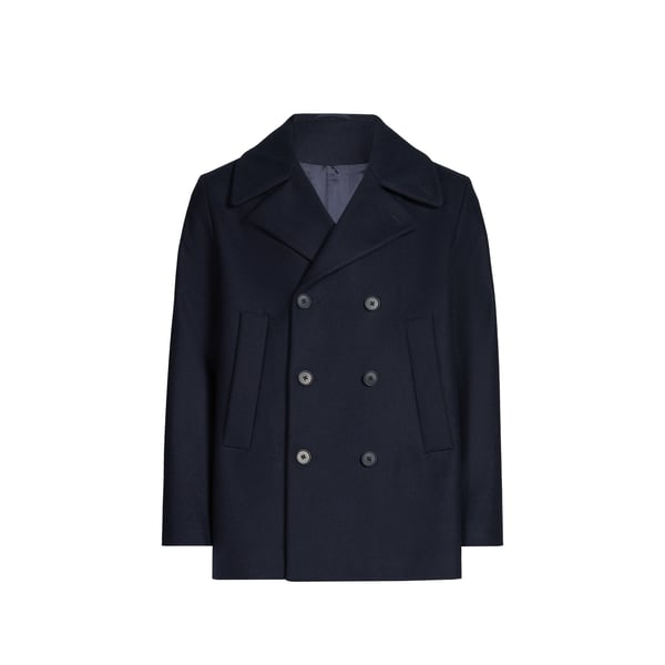 Manteau Gabin col classique en laine Manteau Gabin col classique en laine