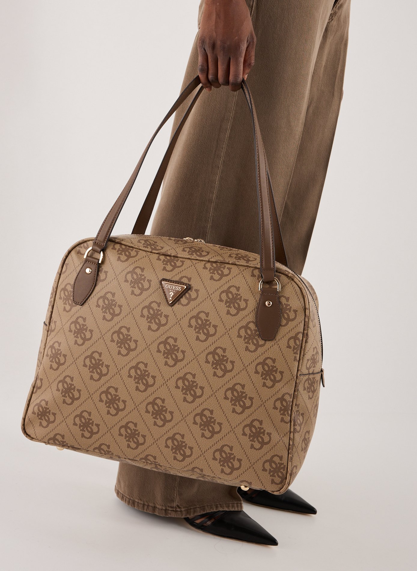 Sac de voyage Berta imprimé monogramme GUESS Multicolore