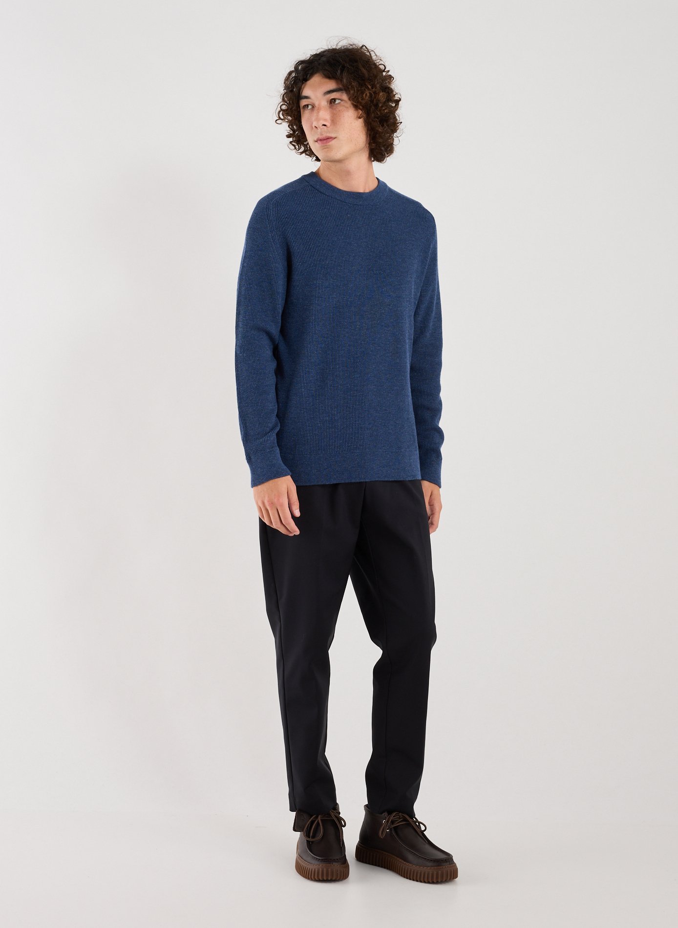 Ribbed jumper NN.07 Blue