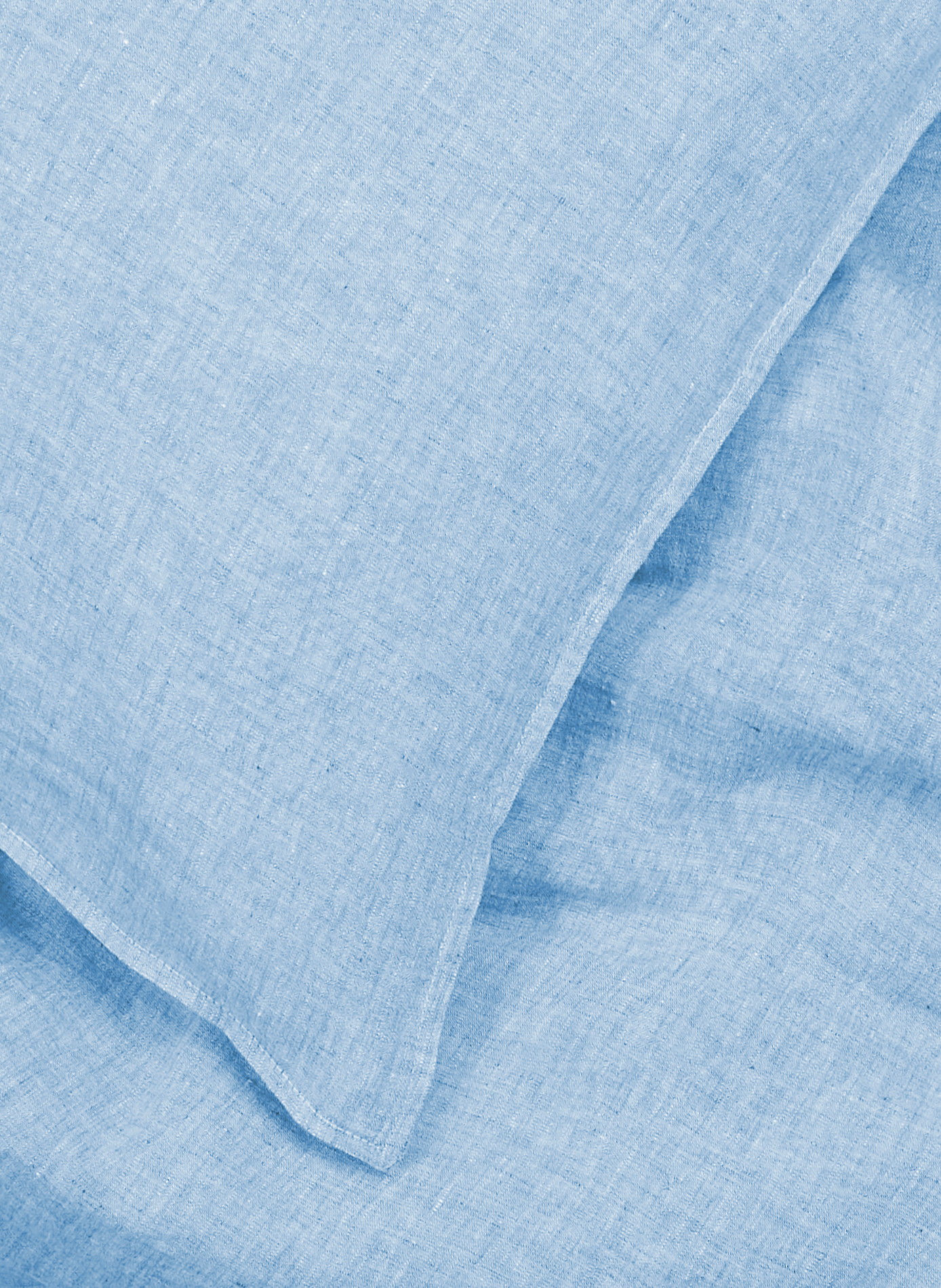 Housse de couette en lin lavé AU PRINTEMPS PARIS Bleu