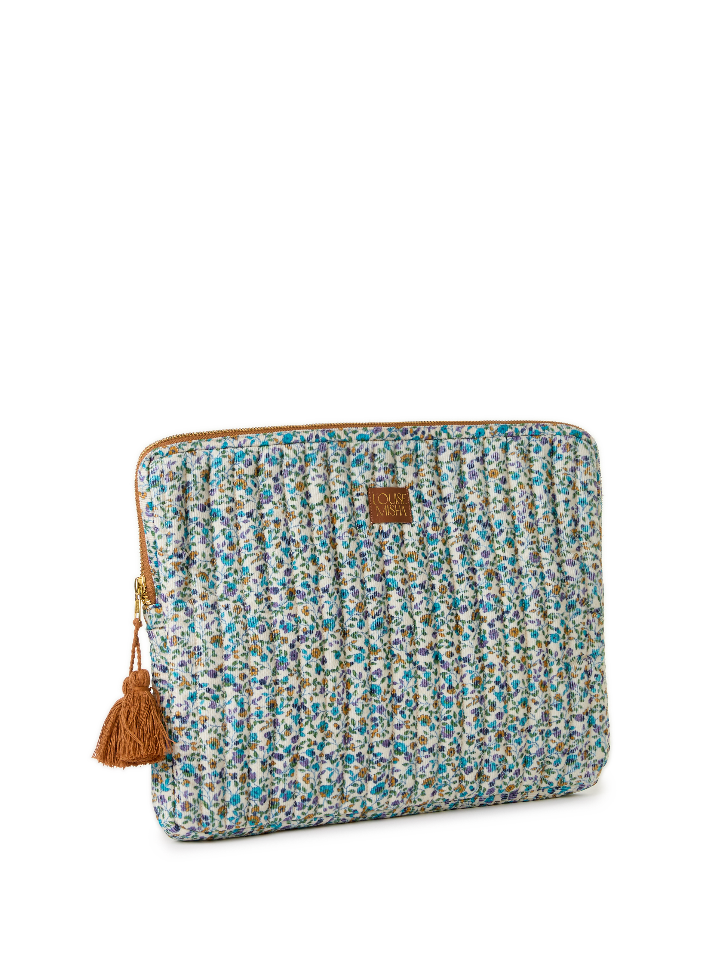 Pochette d'ordinateur fleurie en coton LOUISE MISHA Multicolore