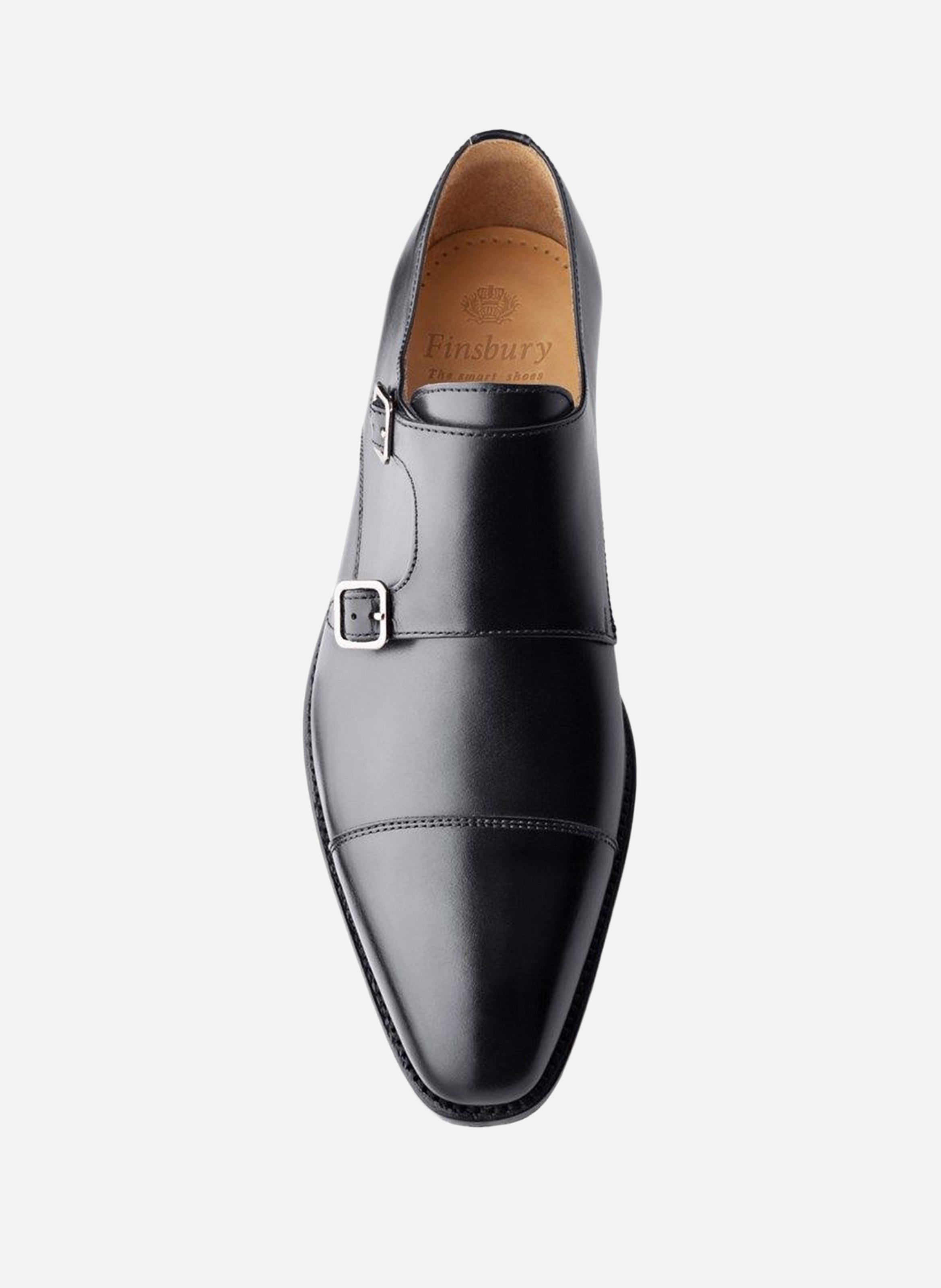 Chaussure monk en cuir cambridge FINSBURY Noir