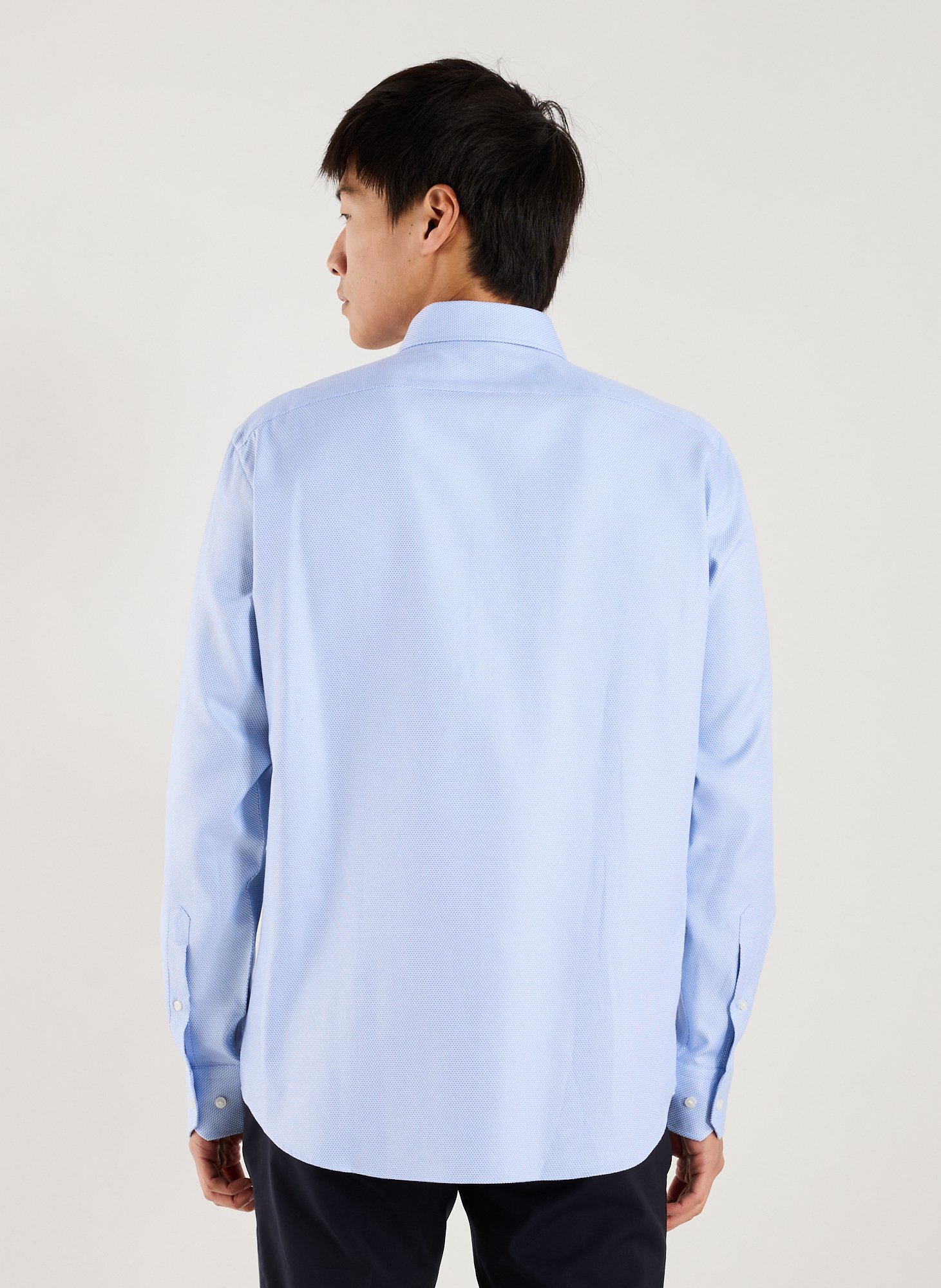 Chemise à motif en coton BOSS Multicolore