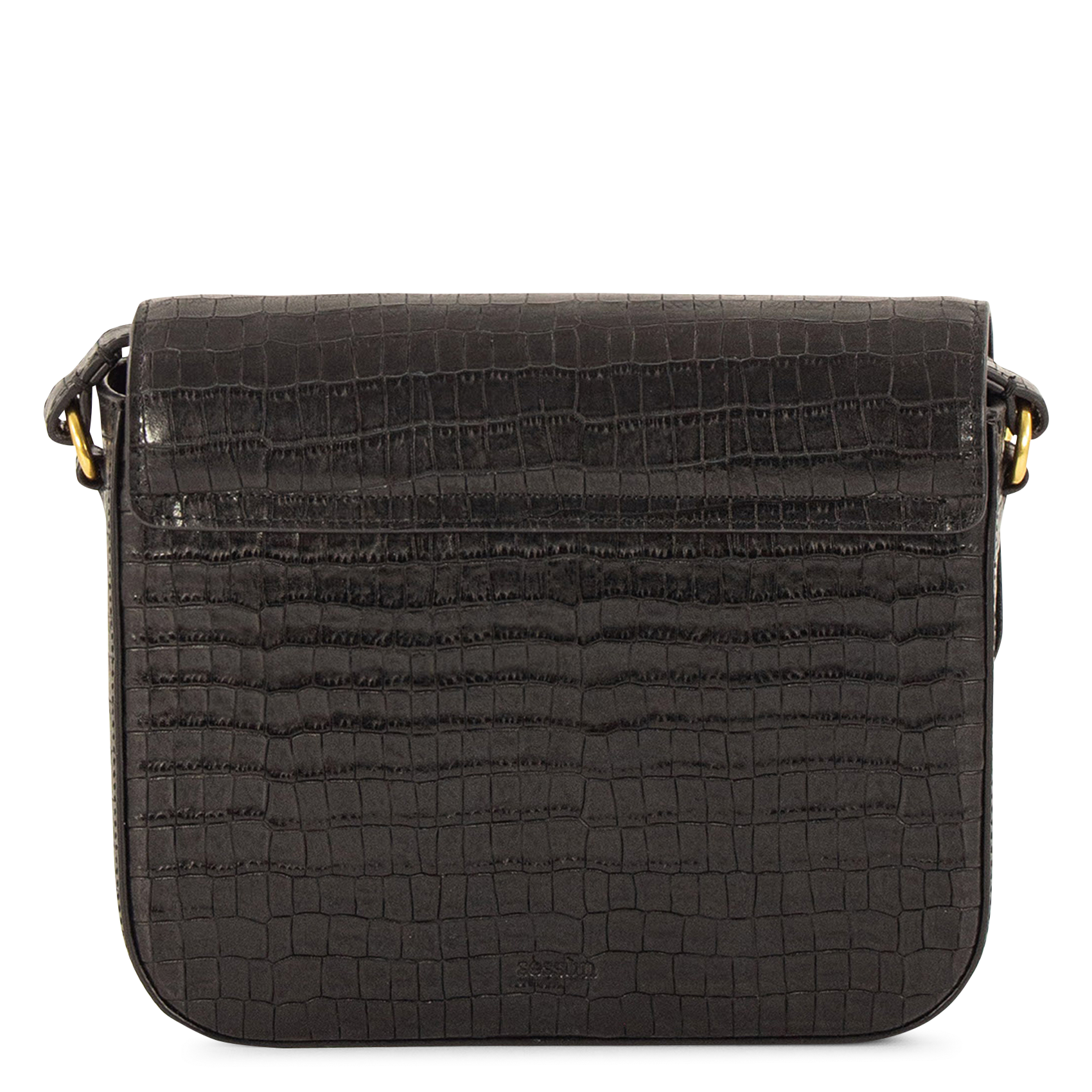 Sac bandoulière en cuir diviluz e SESSUN Noir