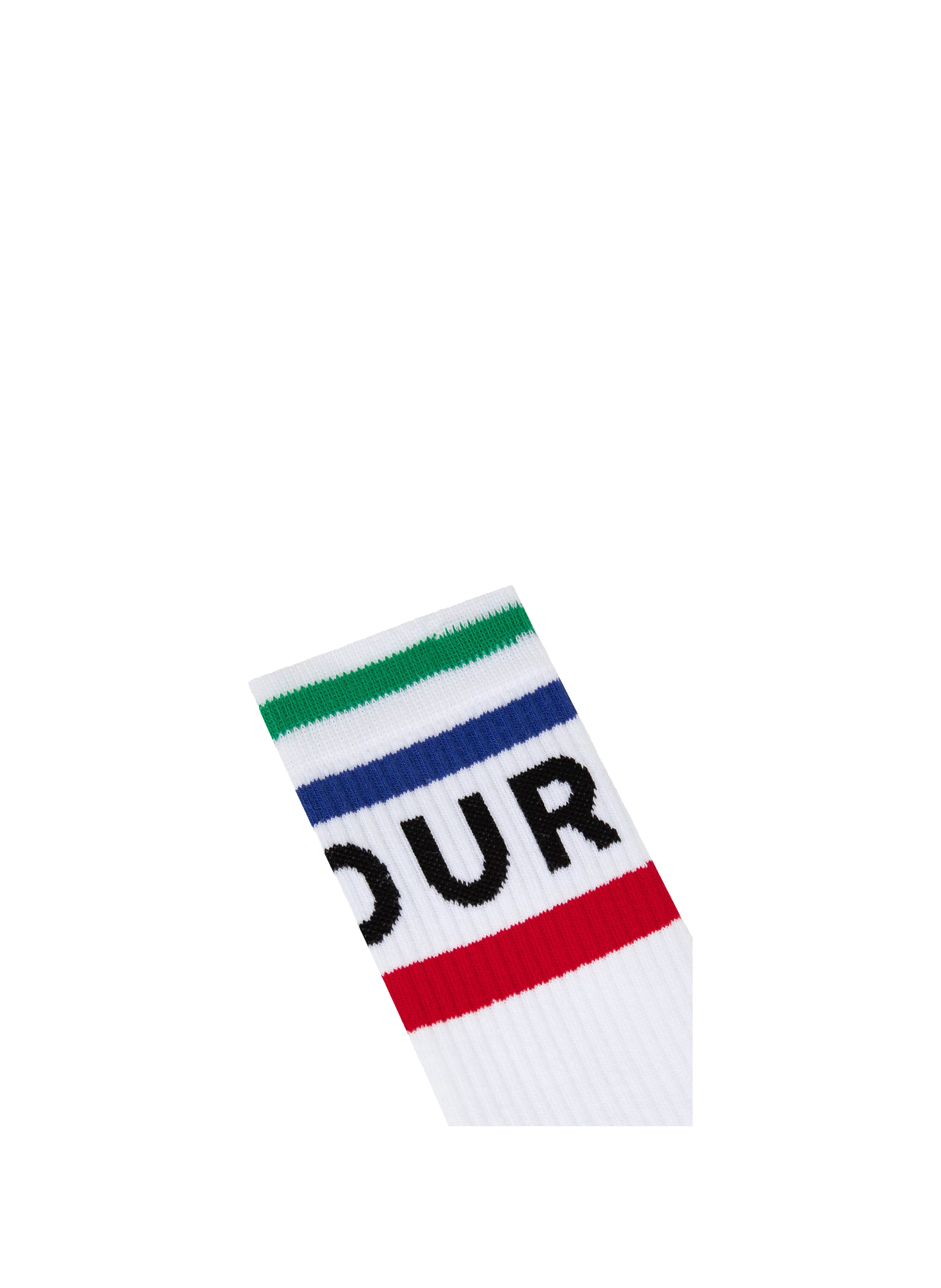 MAISON LABICHE Chaussettes mi-haute en coton mélangé Blanc