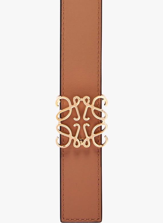 Ceinture réversible Anagram en cuir de veau | Rouge by LOEWE Ceinture réversible Anagram en cuir de veau Rouge