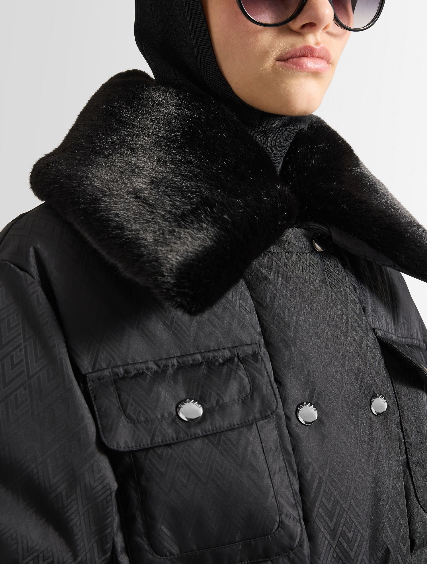 Manteau vlavi epis col tailleur FUSALP Gris