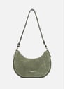Petit sac besace - suède | Kaki by LANCASTER LANCASTER Petit sac besace - suède | Kaki