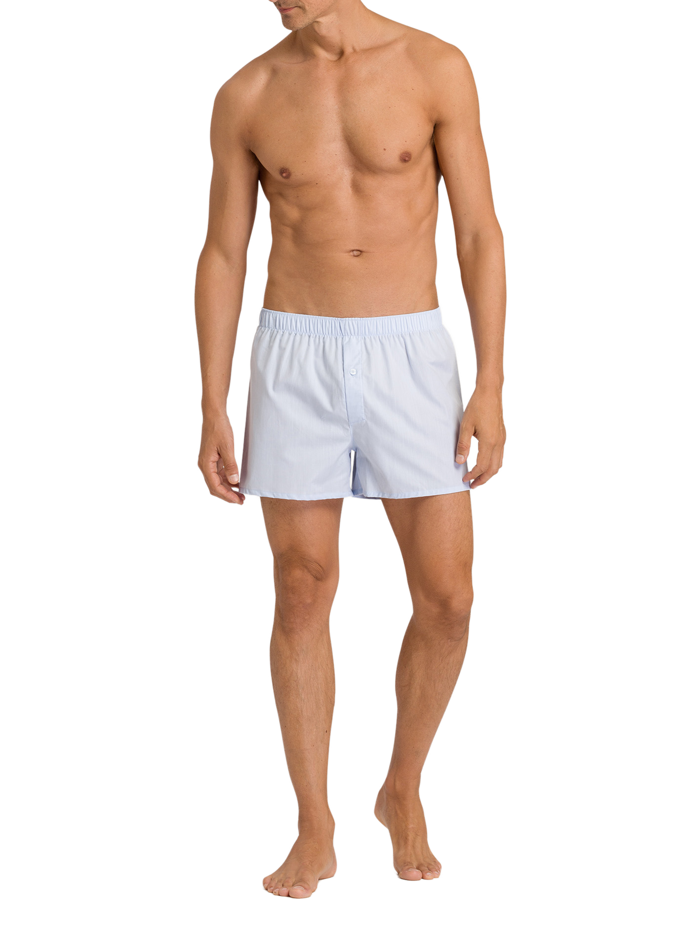 Cotton boxer shorts HANRO Blue