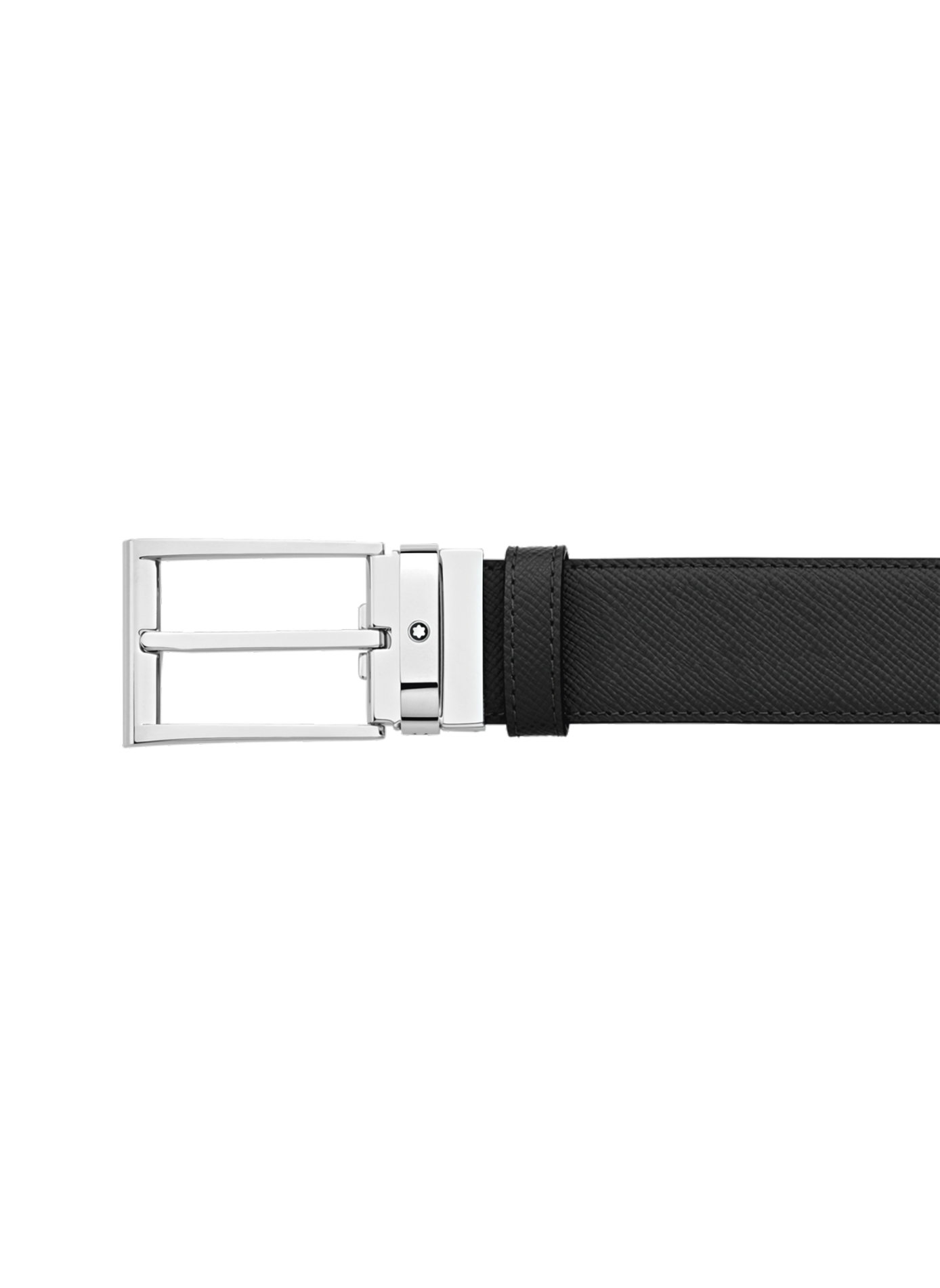 Reversible leather belt MONTBLANC Black