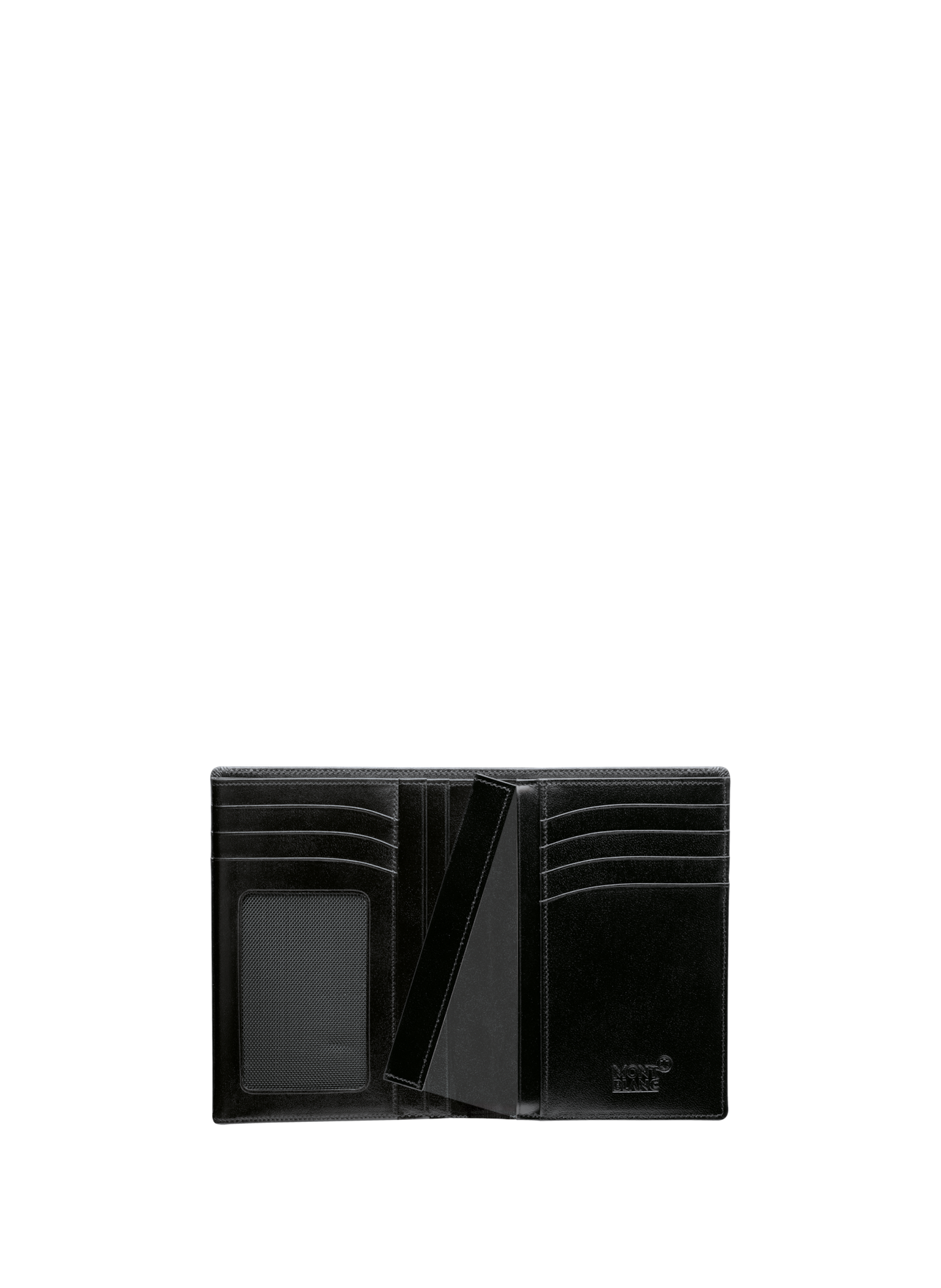 Compact leather wallet MONTBLANC Black