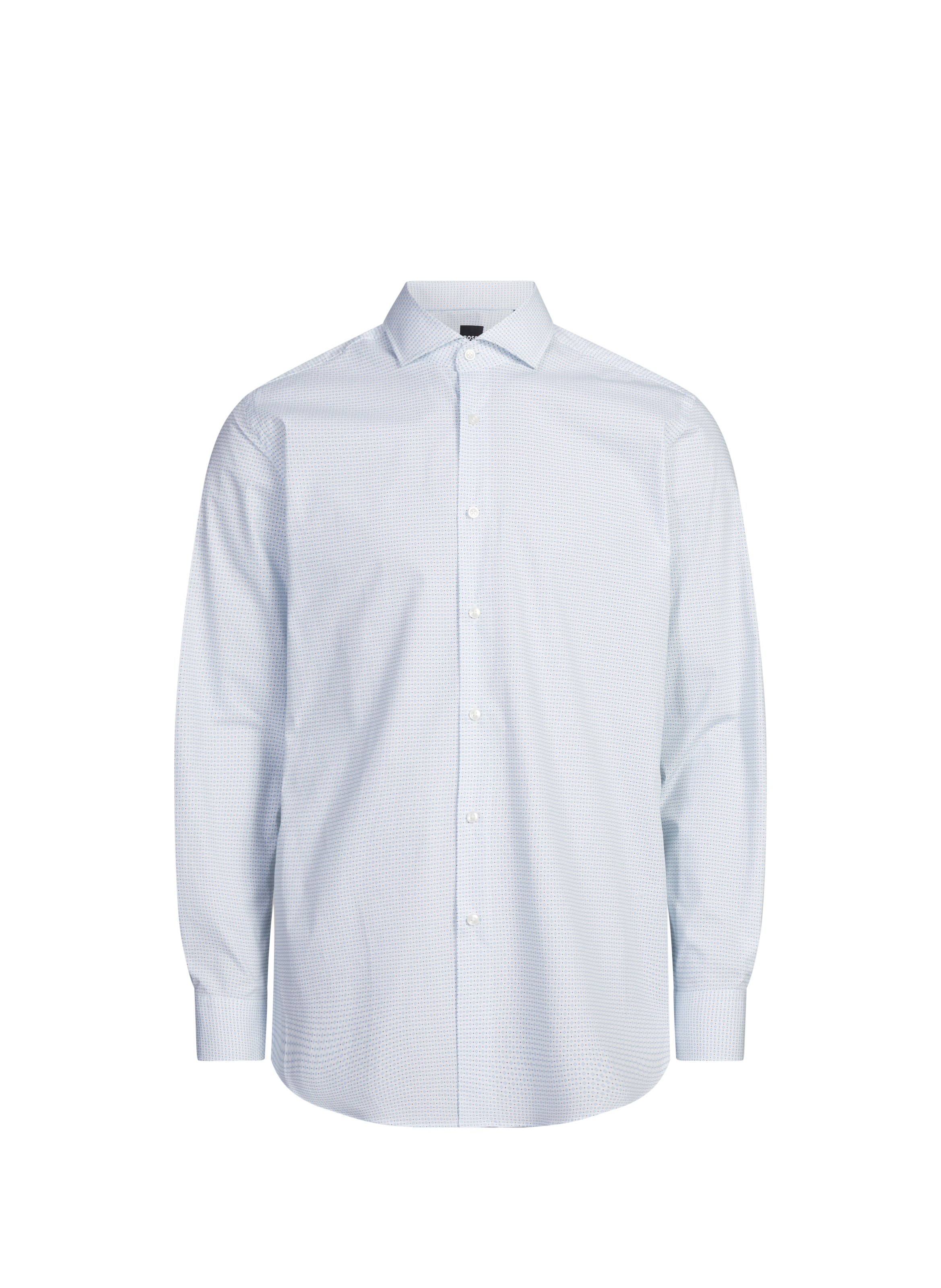 Chemise slim Hank à motif BOSS Blanc