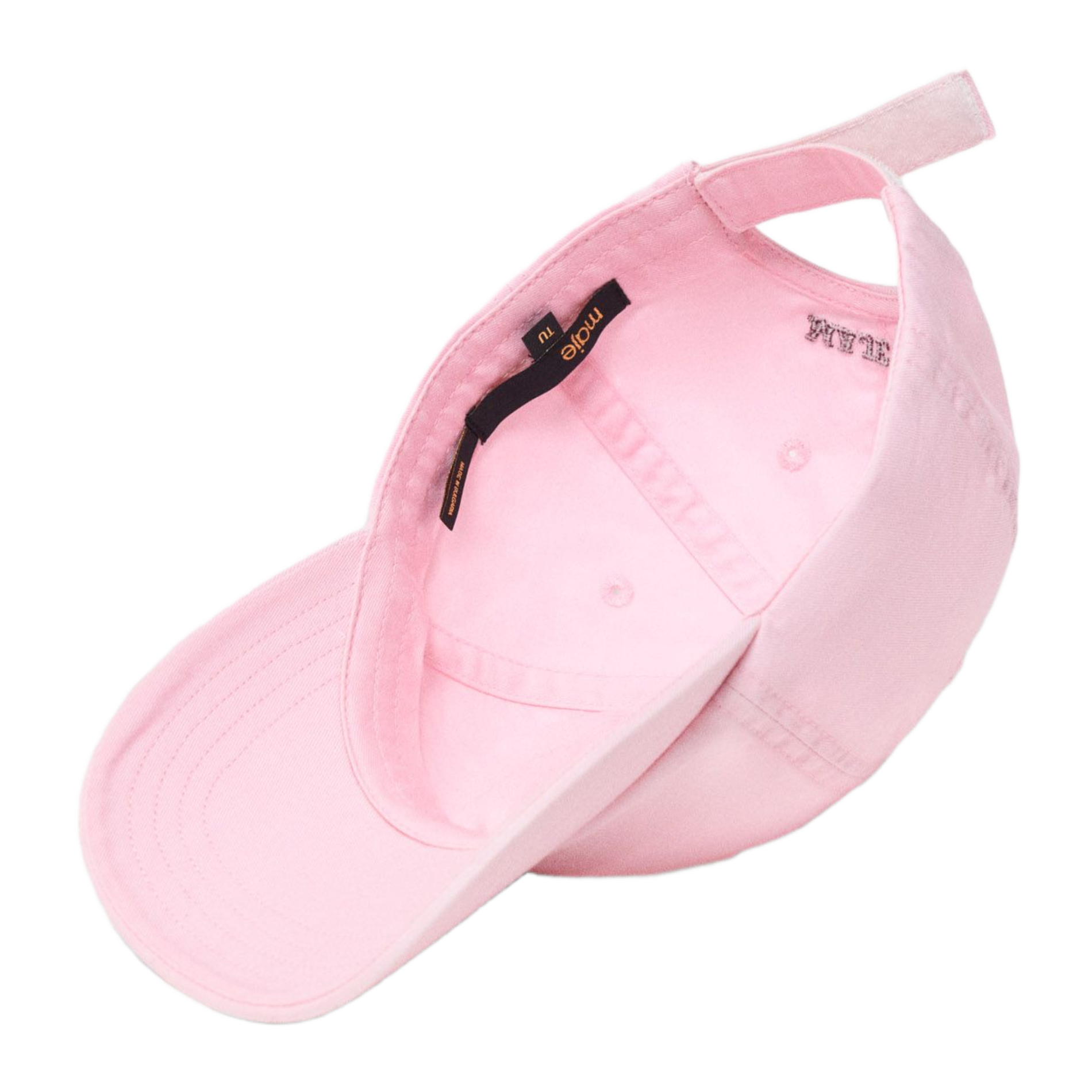 Casquette brodée en coton MAJE Rose