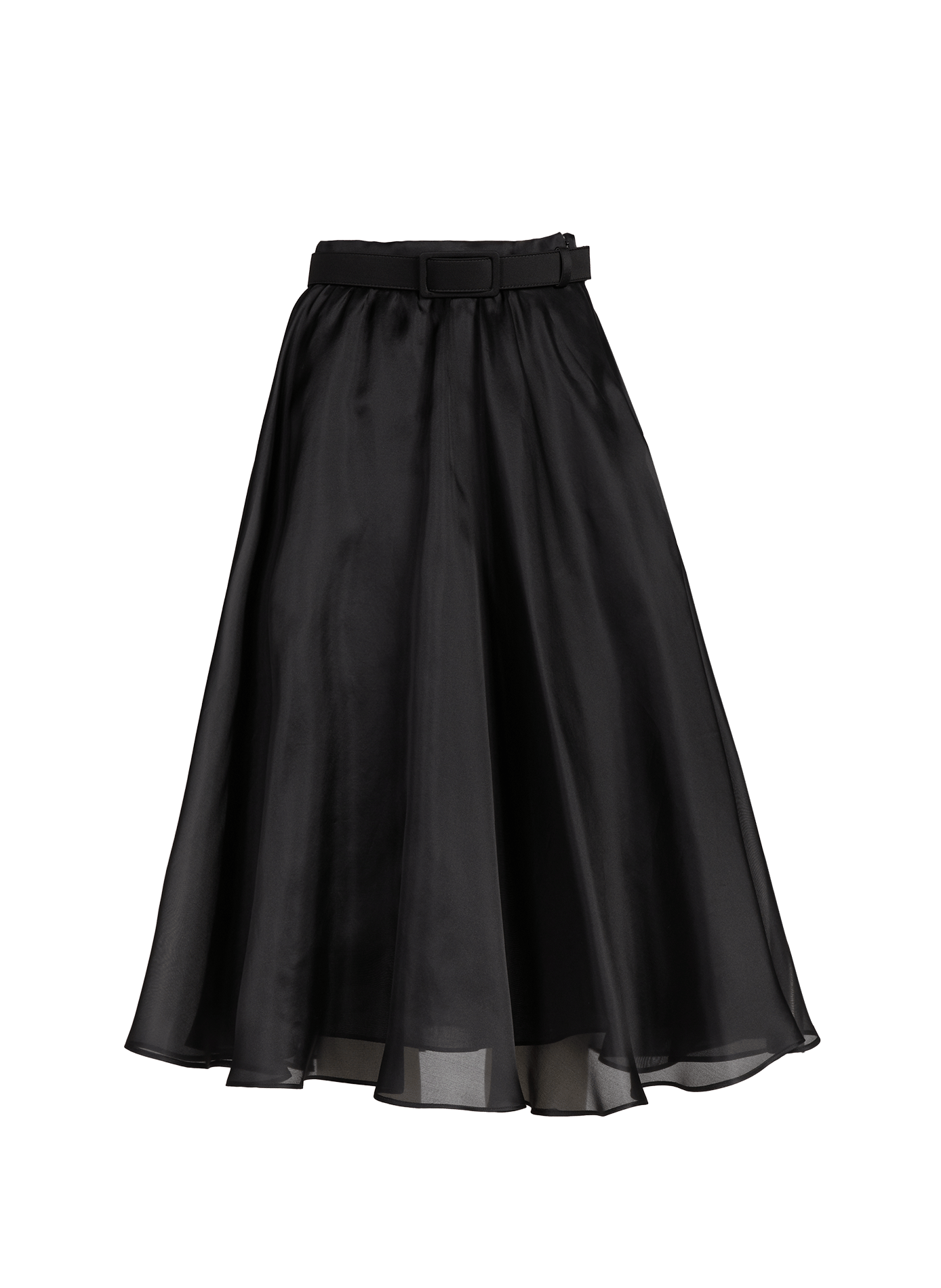 Jupe évasée en soie MAX MARA STUDIO Noir