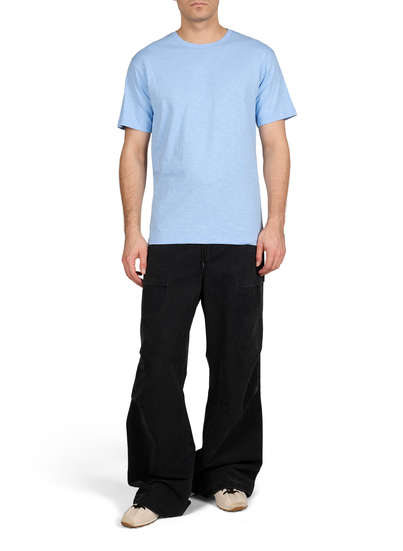 T-shirt droit en coton CLOSED Bleu