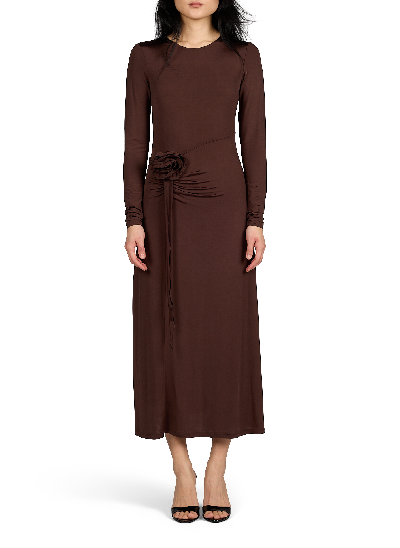 Robe midi Jitskell BAUM UND PFERDGARTEN Marron