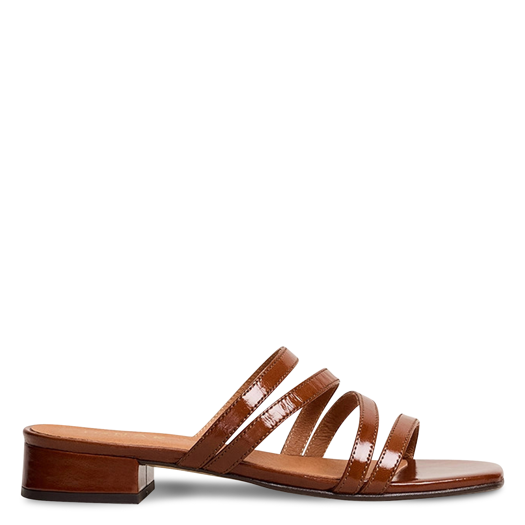 Mules en cuir alpilles JONAK Marron