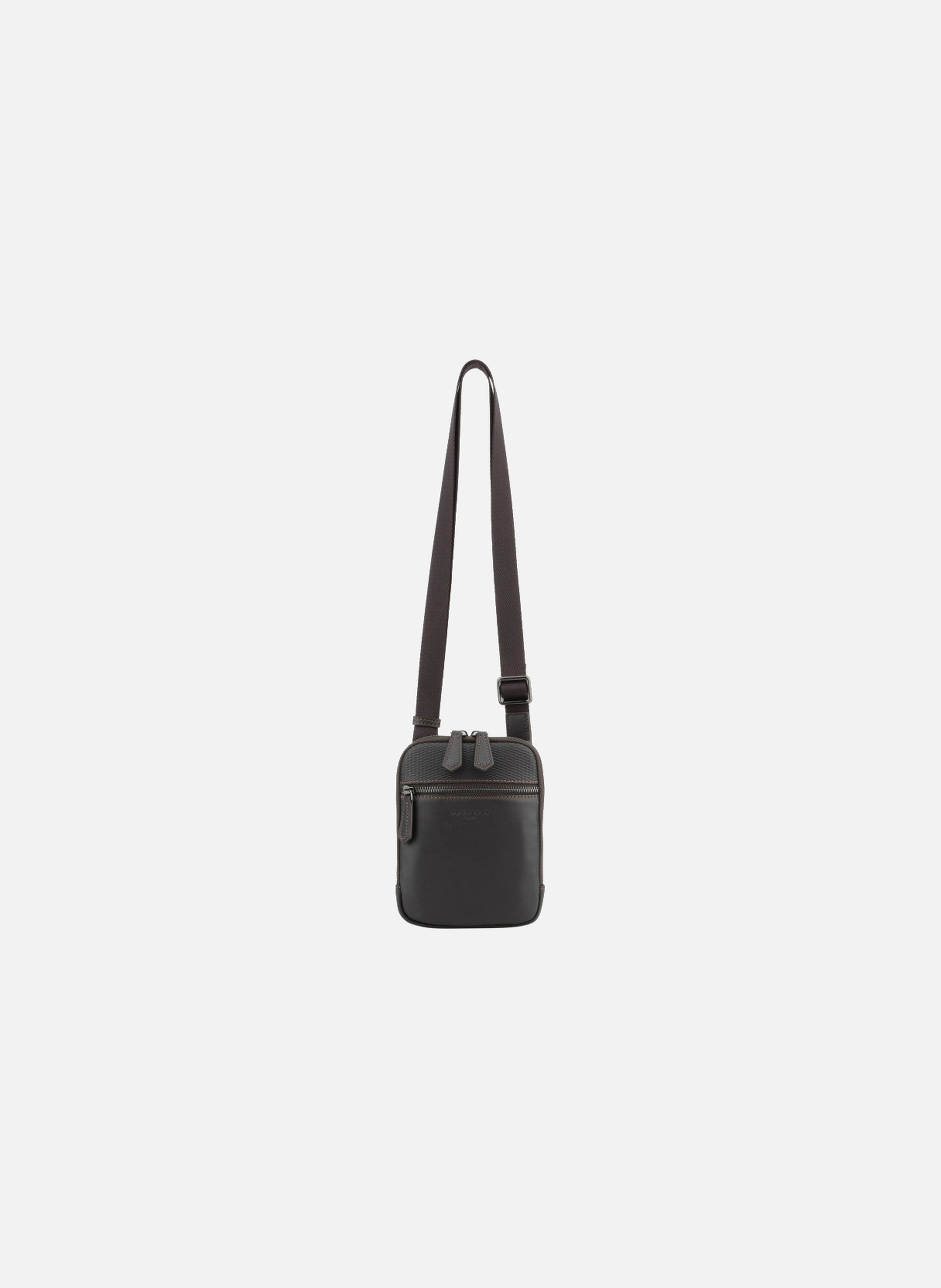 Raphael | sac porté travers en cuir de vachette POURCHET Marron