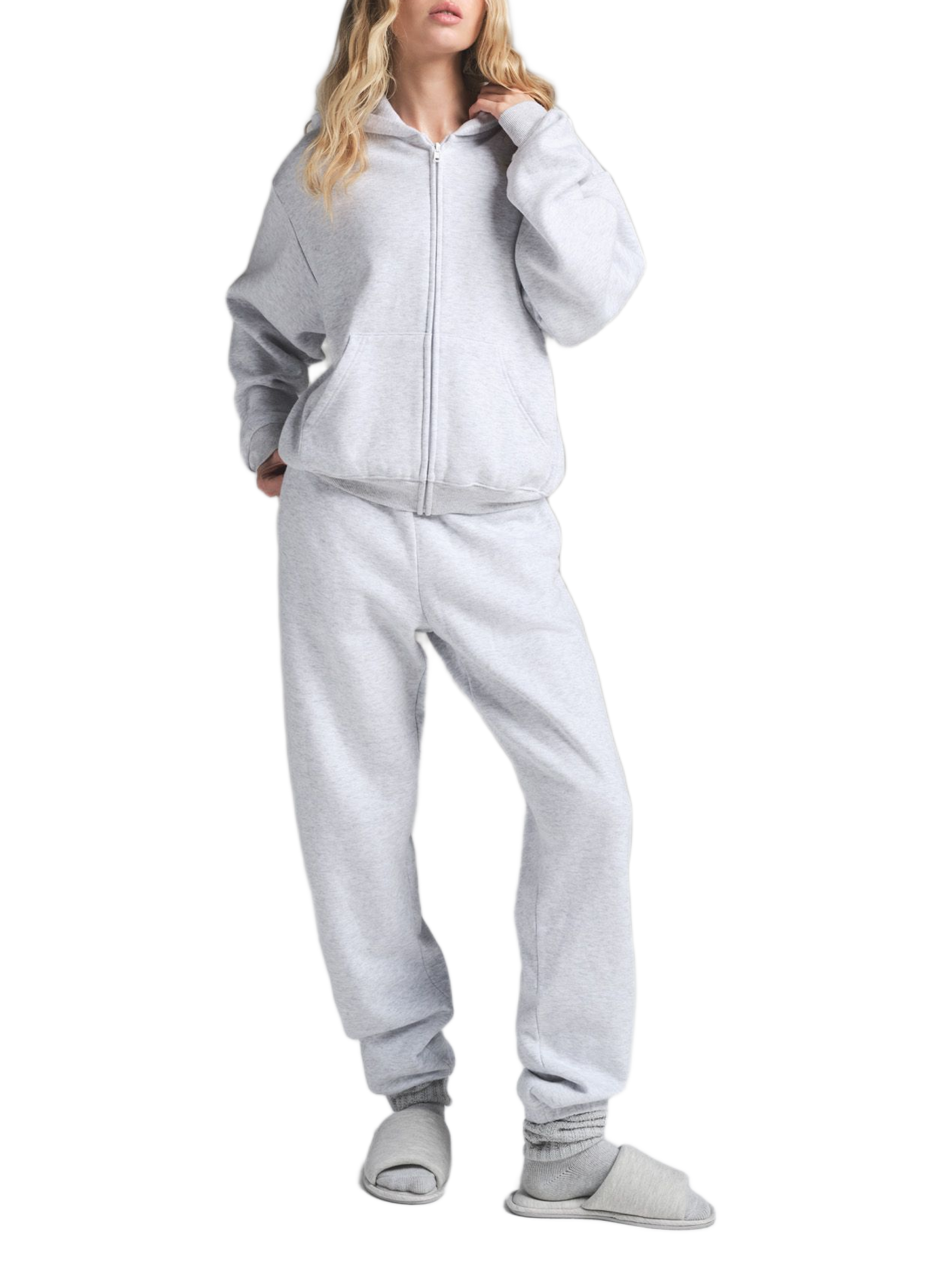 Baumwoll-Sweatshirt SKIMS Grau