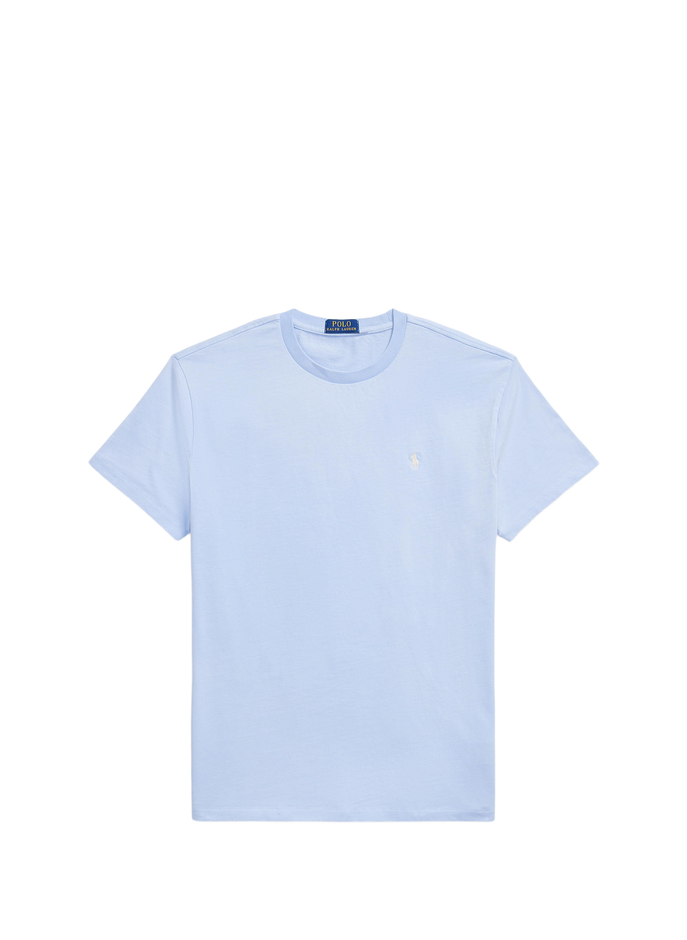 T-shirt manches courtes à logo en coton POLO RALPH LAUREN Bleu
