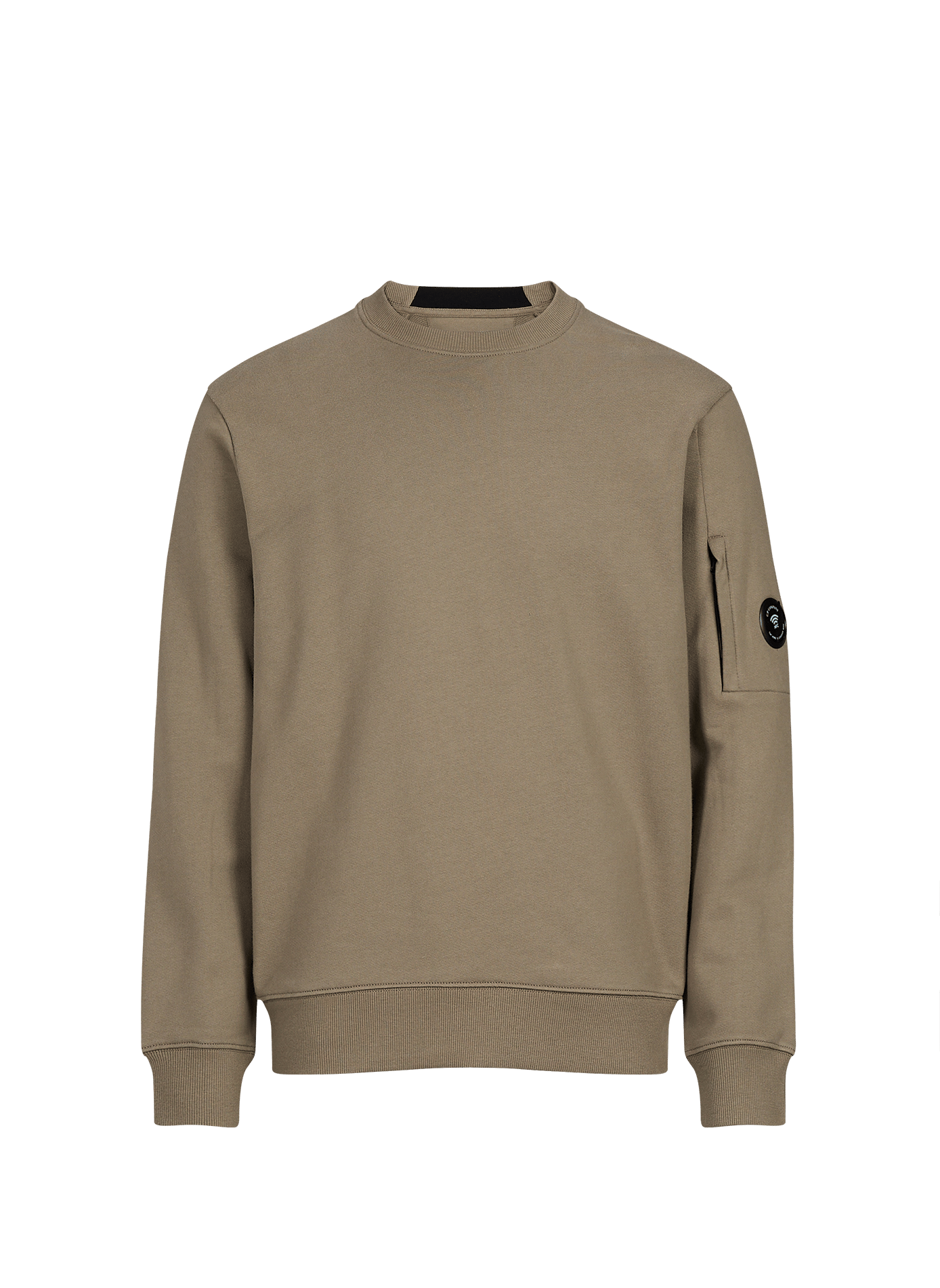 Sweat droit en coton CP COMPANY Gris