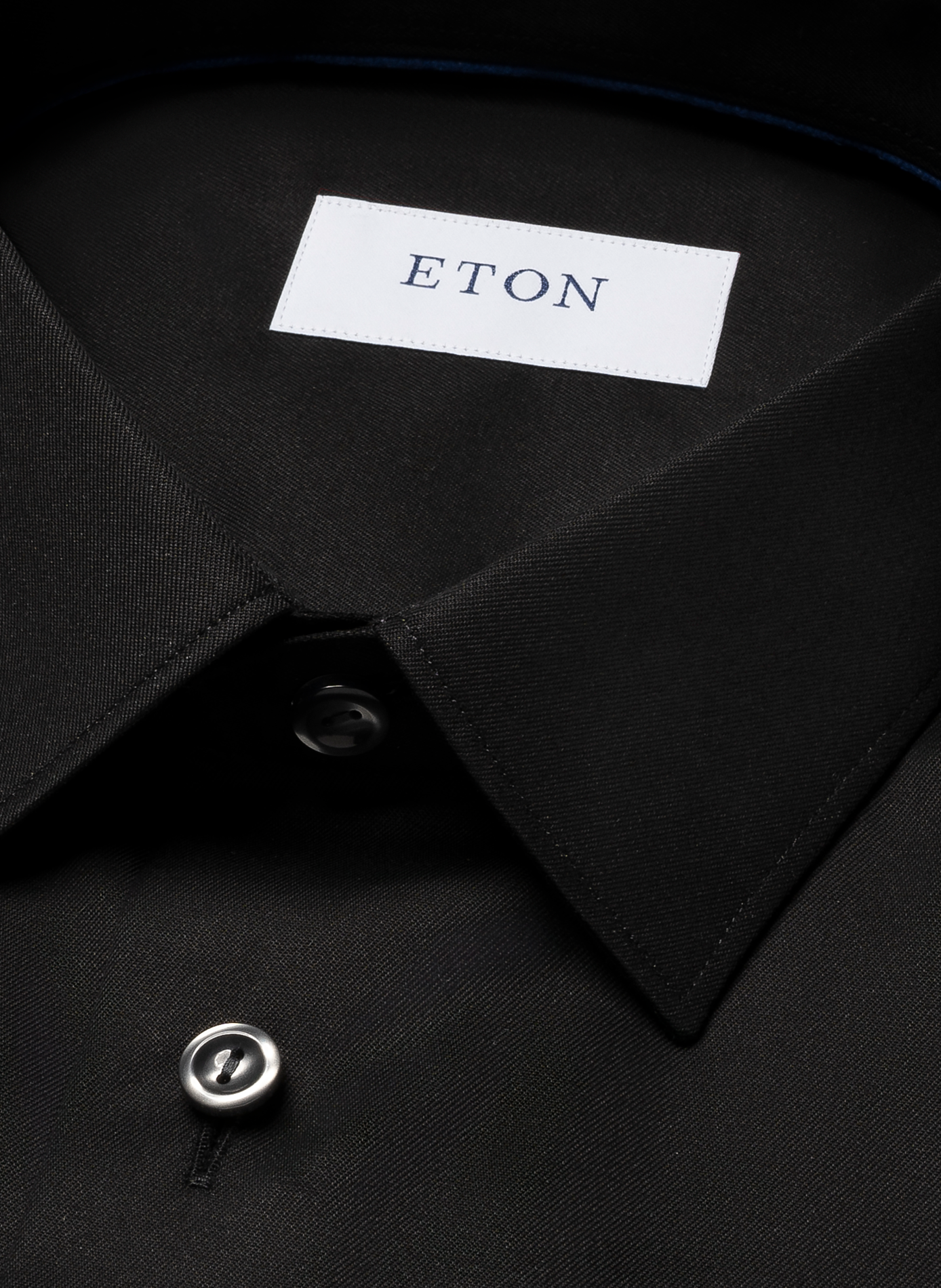 Chemise en coton ETON Noir