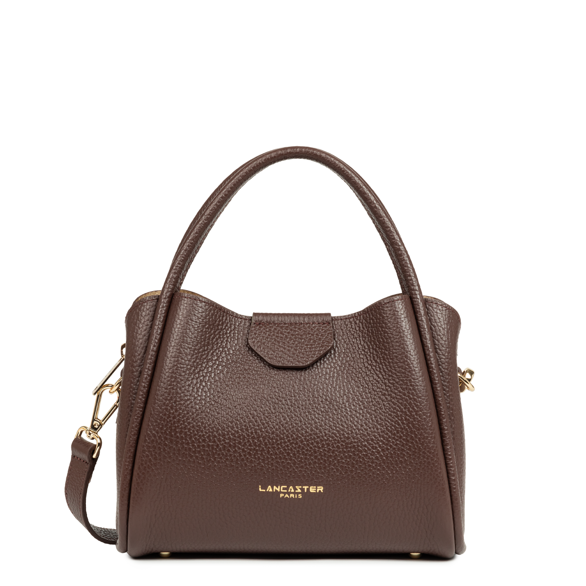 Petit sac à main - ida double  Marron - in - or pâle