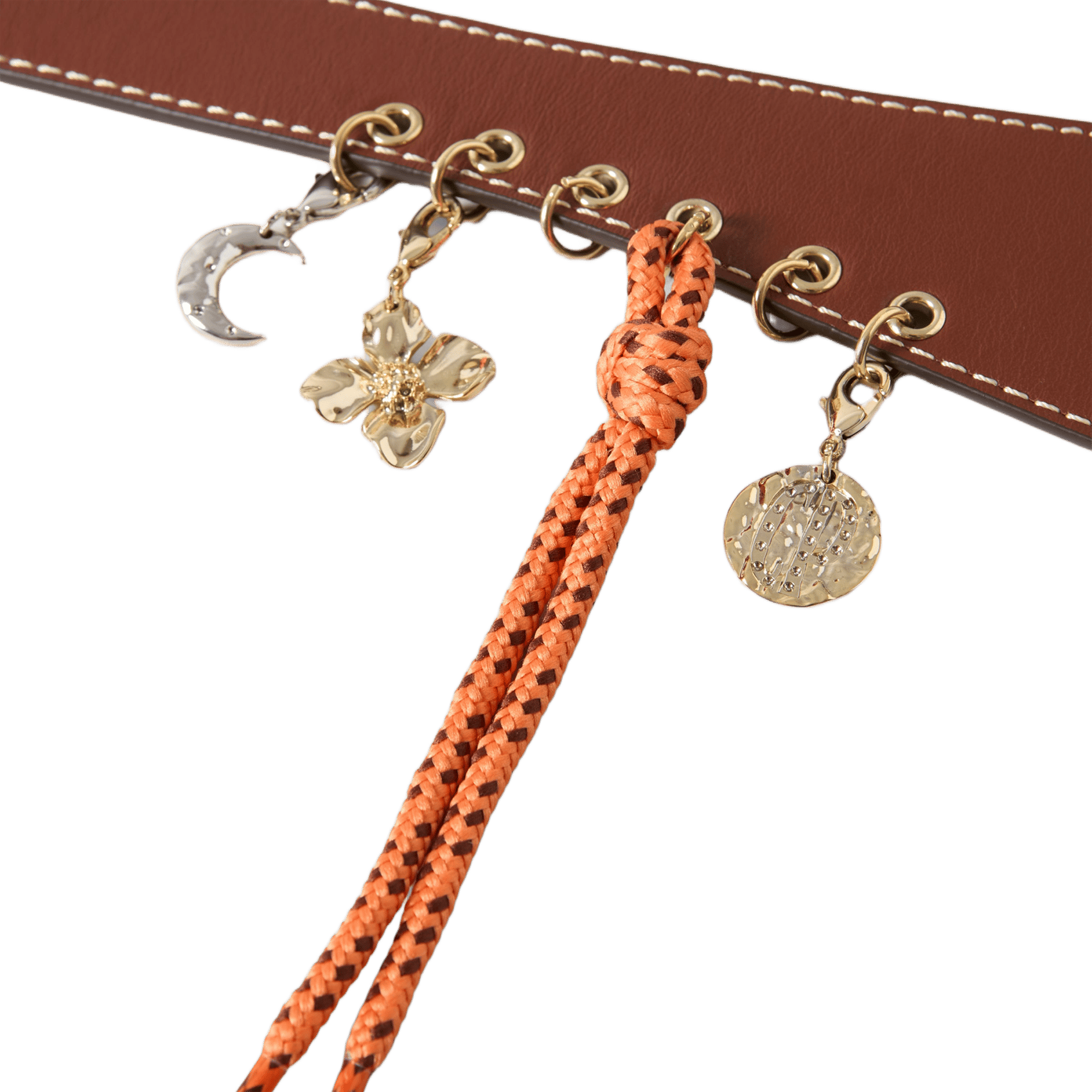 Ceinture en cuir CLAUDIE PIERLOT Beige