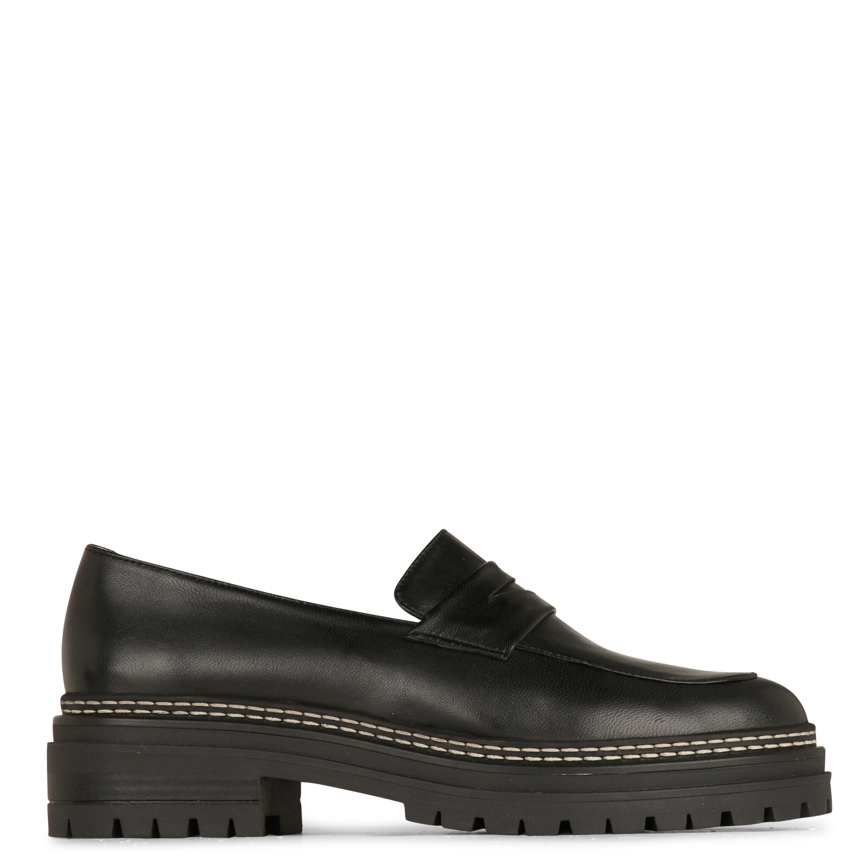 Leren mocassins Amalia BOBBIES Zwart