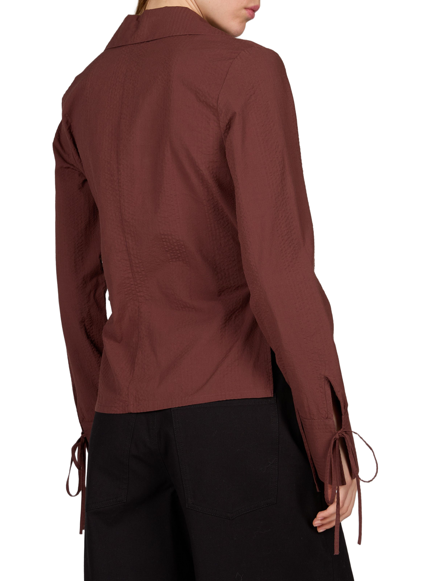 Oversized cotton top THINKING MU Red