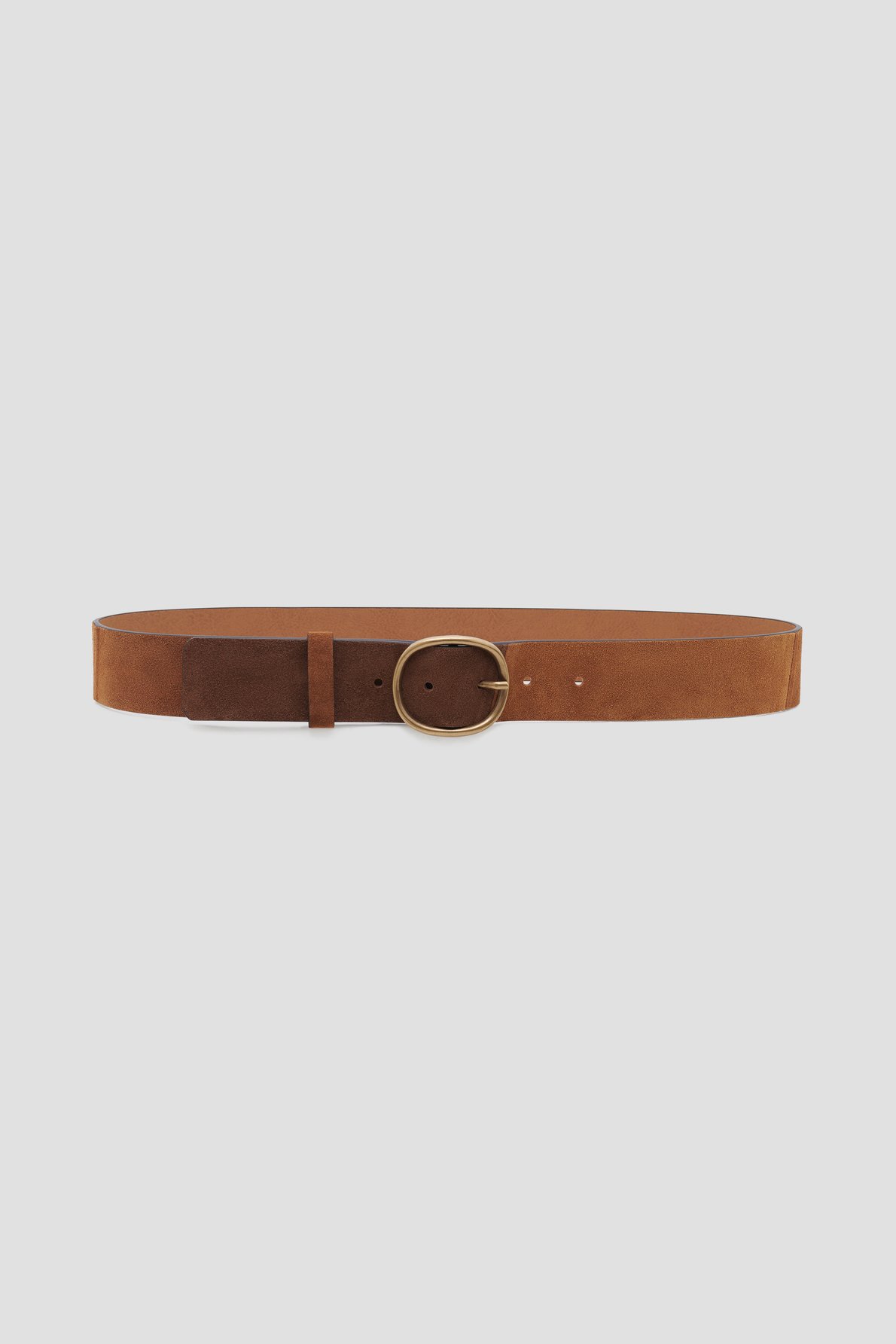 Ceinture en cuir velours - siena patch GERARD DAREL Marron