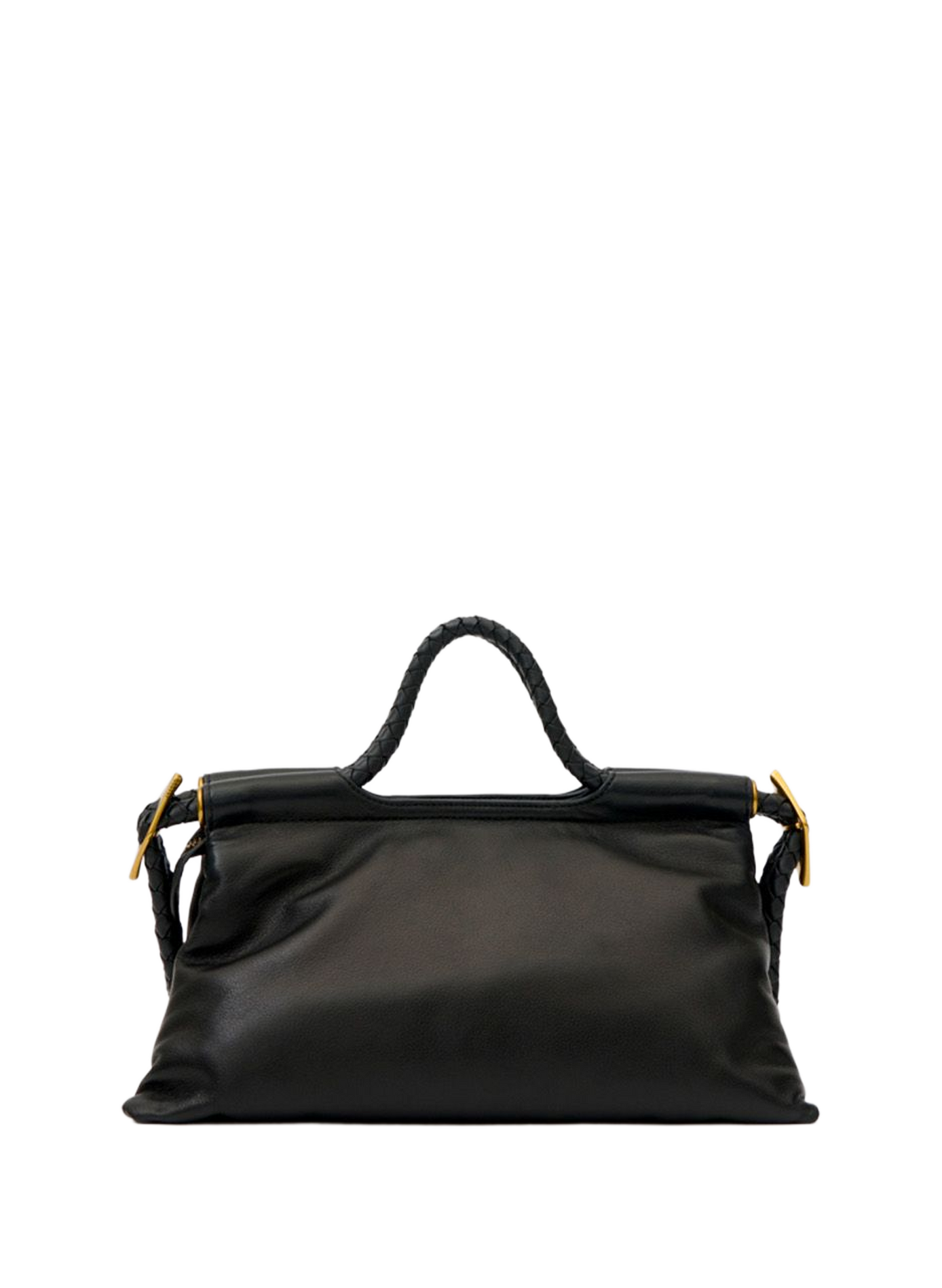 PIPA M Tasche mit geflochtenen Lederhenkeln ISABEL MARANT Schwarz