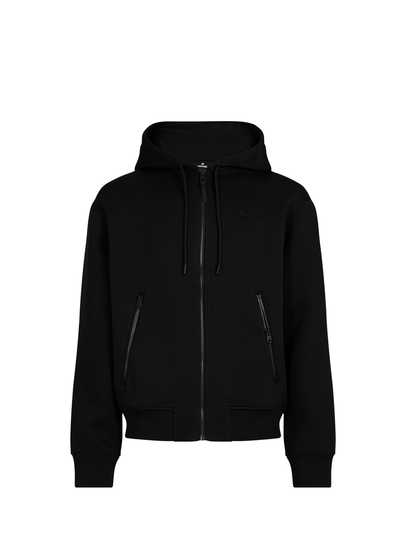 Kapuzen-Sweatshirt aus Baumwollmischung MACKAGE Schwarz
