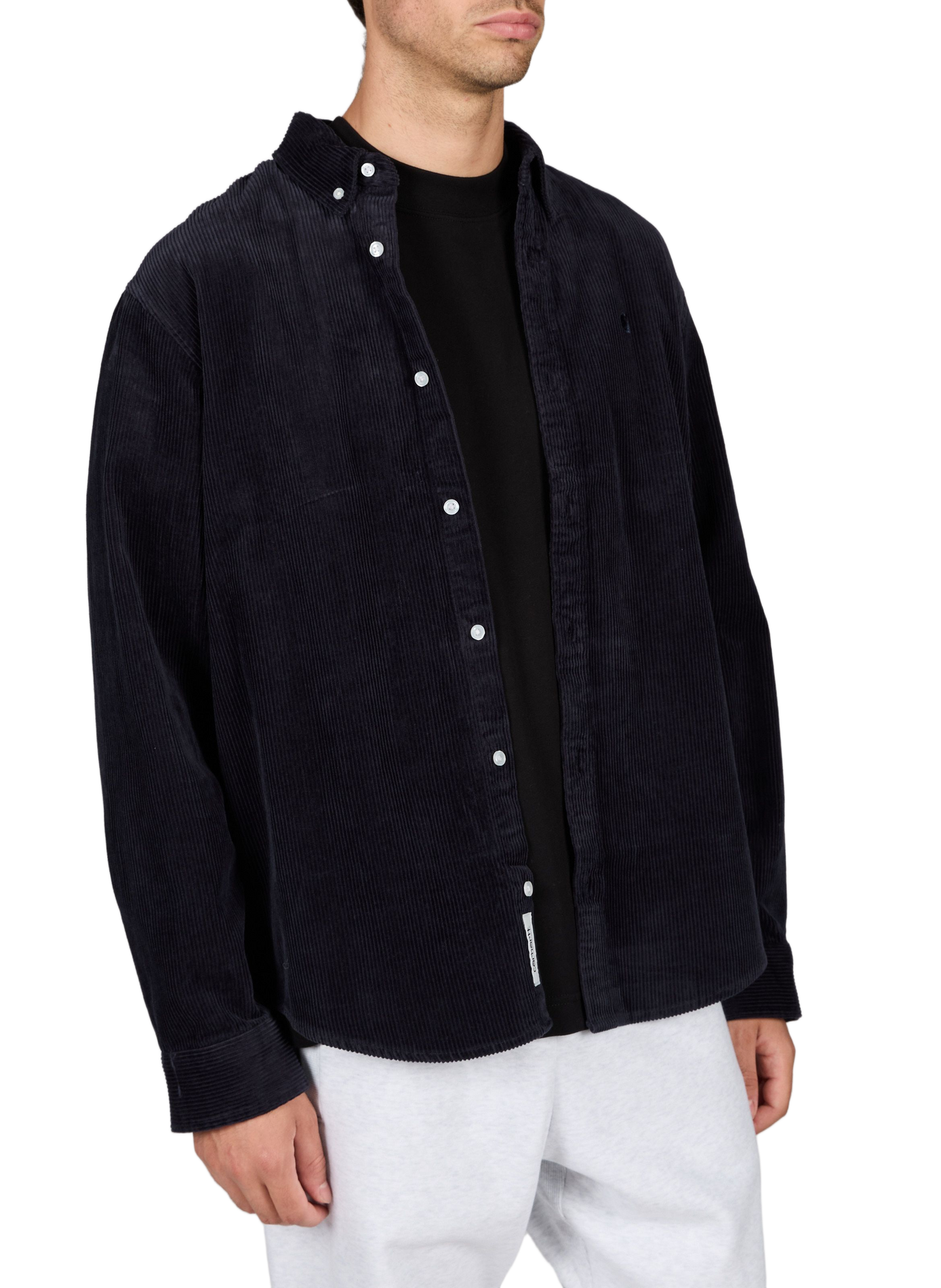 Chemise droite Madison en velours côtelé CARHARTT WIP Bleu
